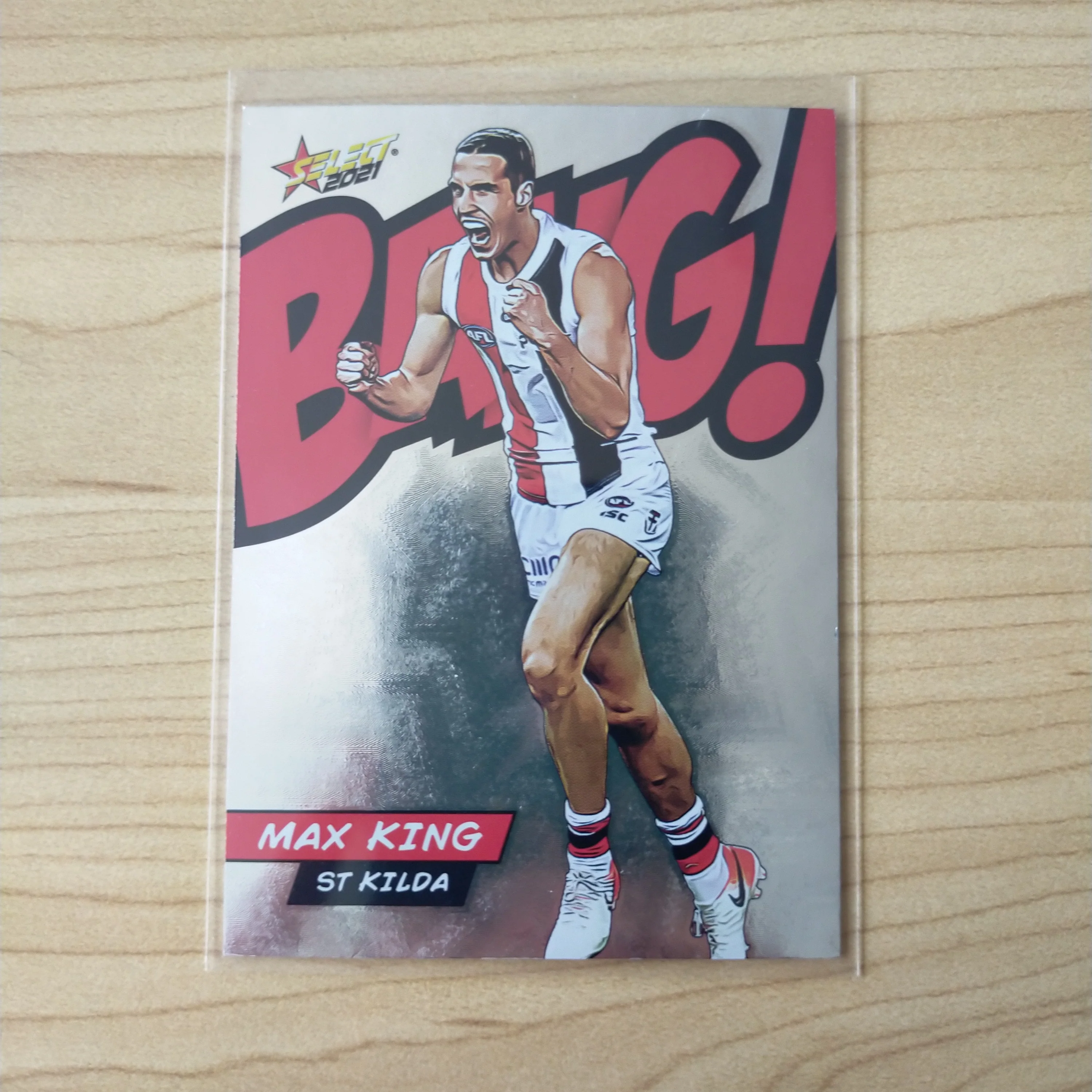 2021 AFL Select Footy Stars Bang Card Max King St Kilda No.091/210