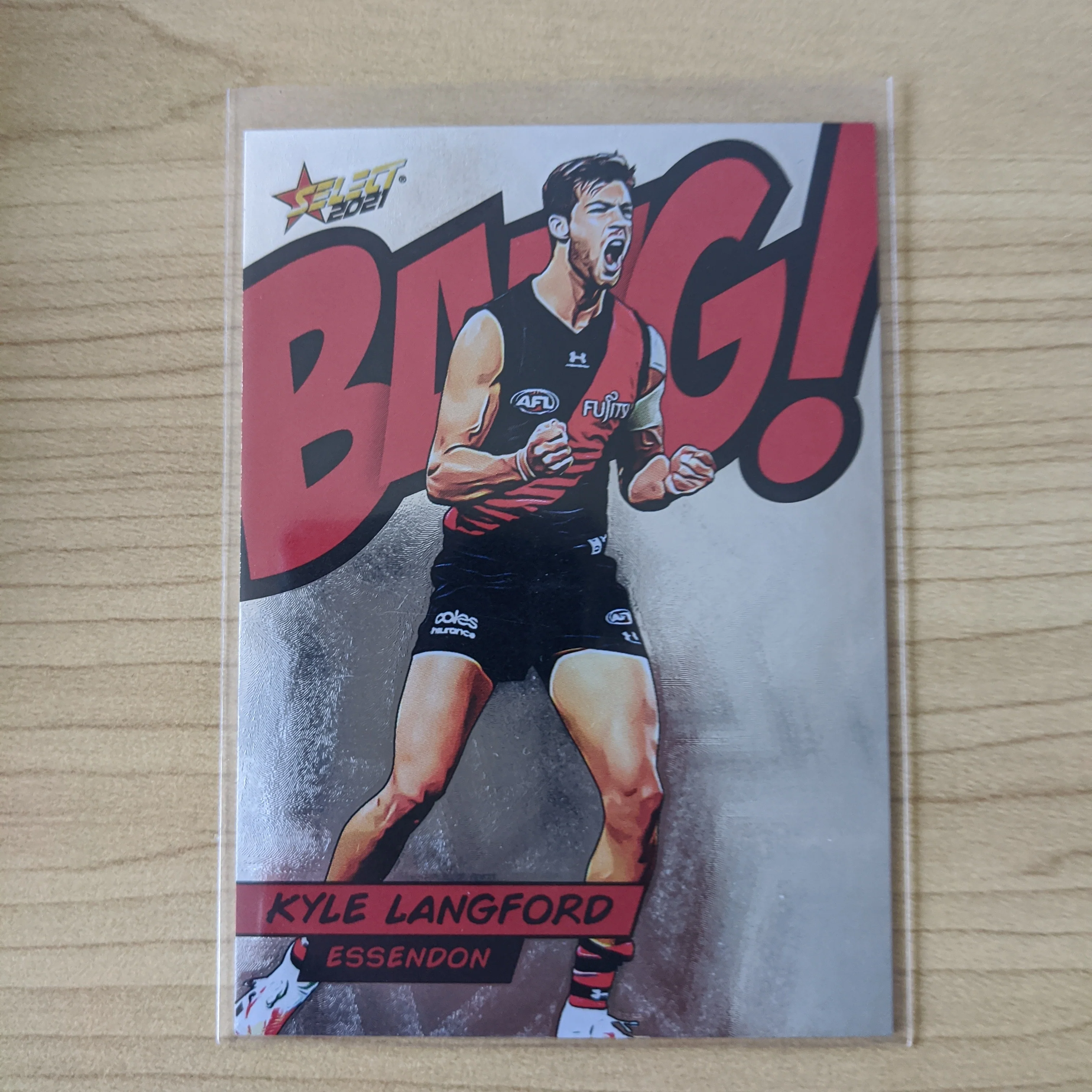 2021 AFL Select Footy Stars Bang Kyle Langford Essendon