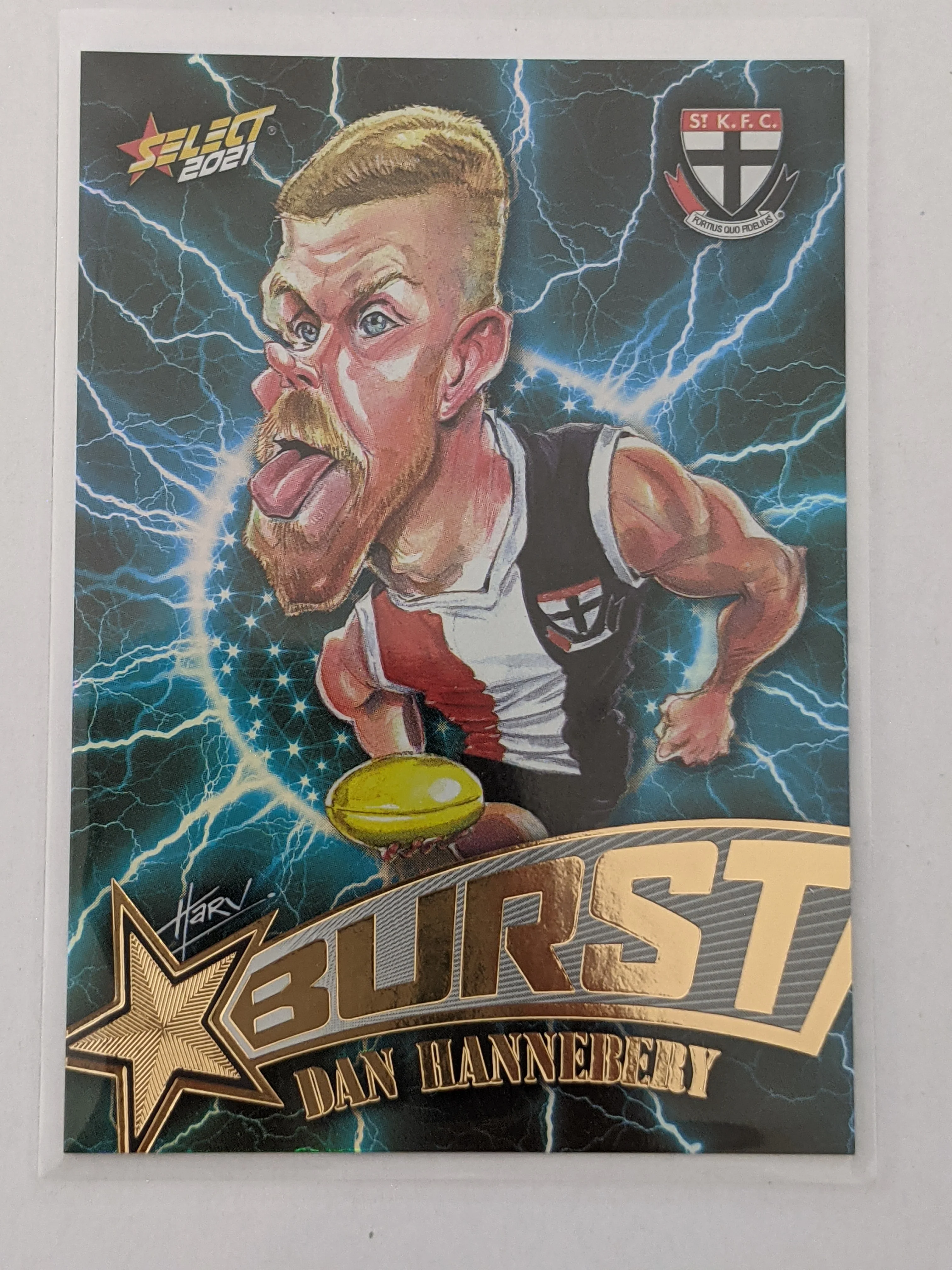 2021 AFL Select Footy Stars Lightning Burst Dan Hannebery St Kilda 27/210