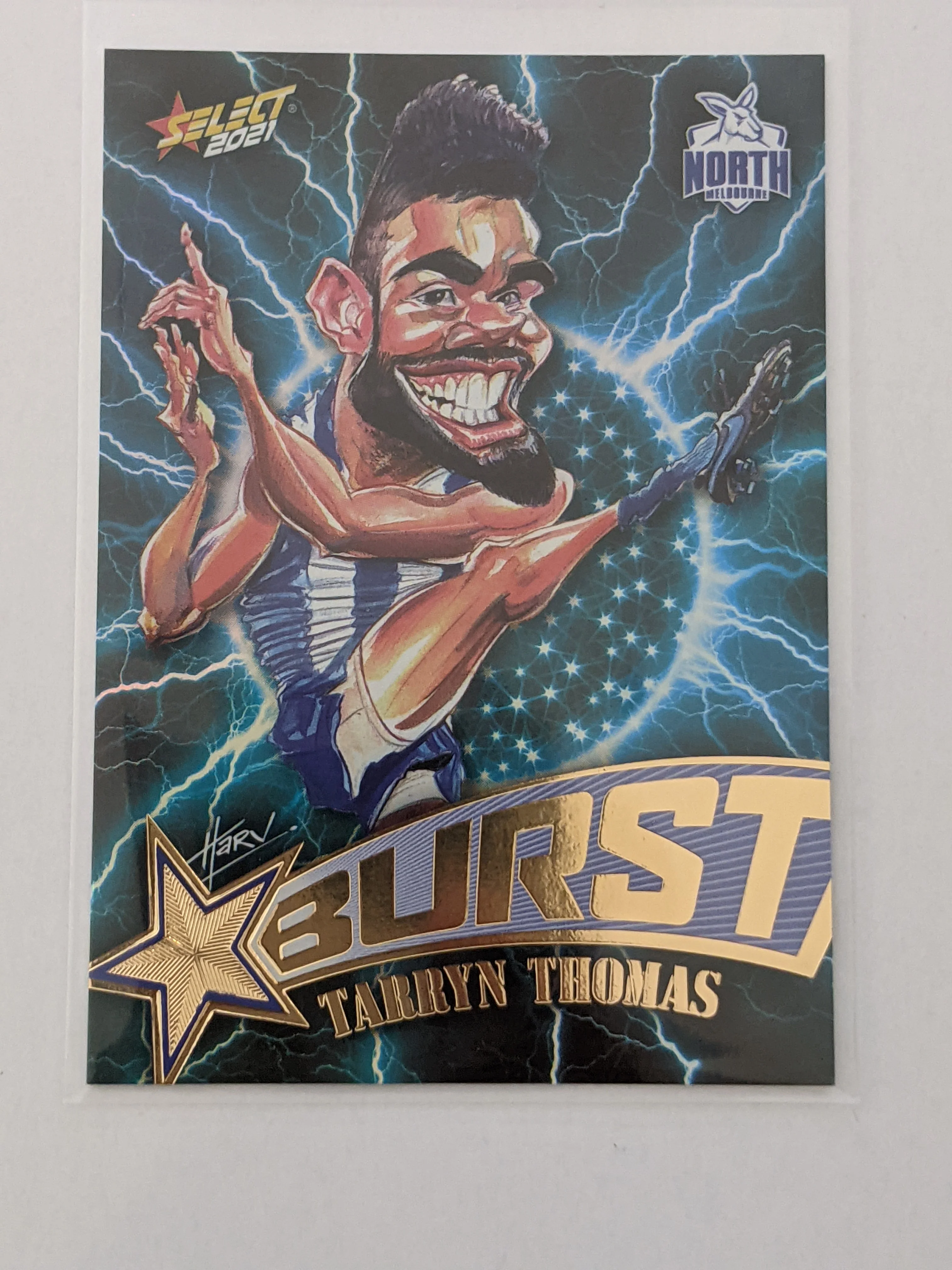 2021 AFL Select Footy Stars Lightning Burst Tarryn Thomas North Melbourne 104/210