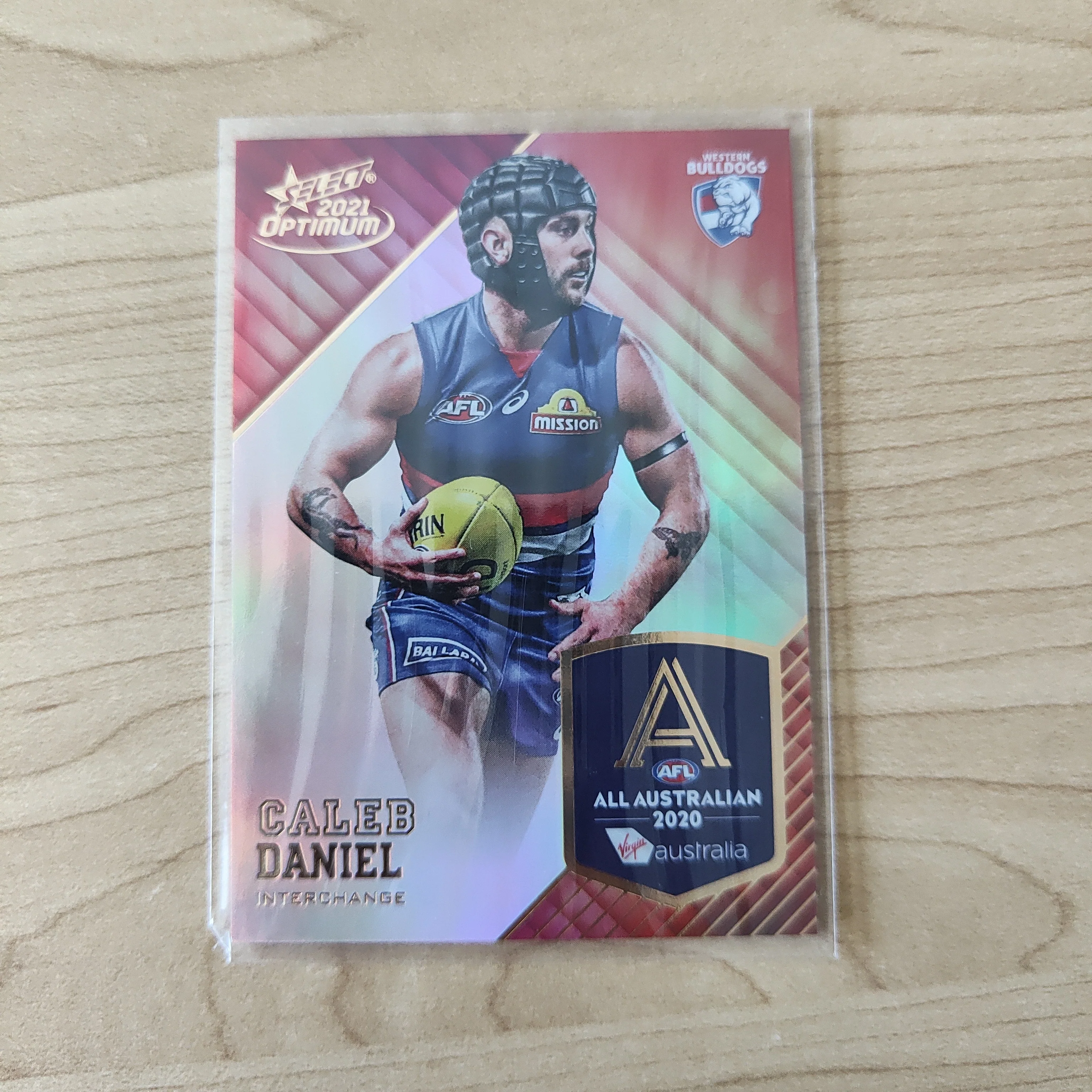 2021 AFL Select Optimum All Australian Caleb Daniel Western Bulldogs LOW NUMBER No.10/65