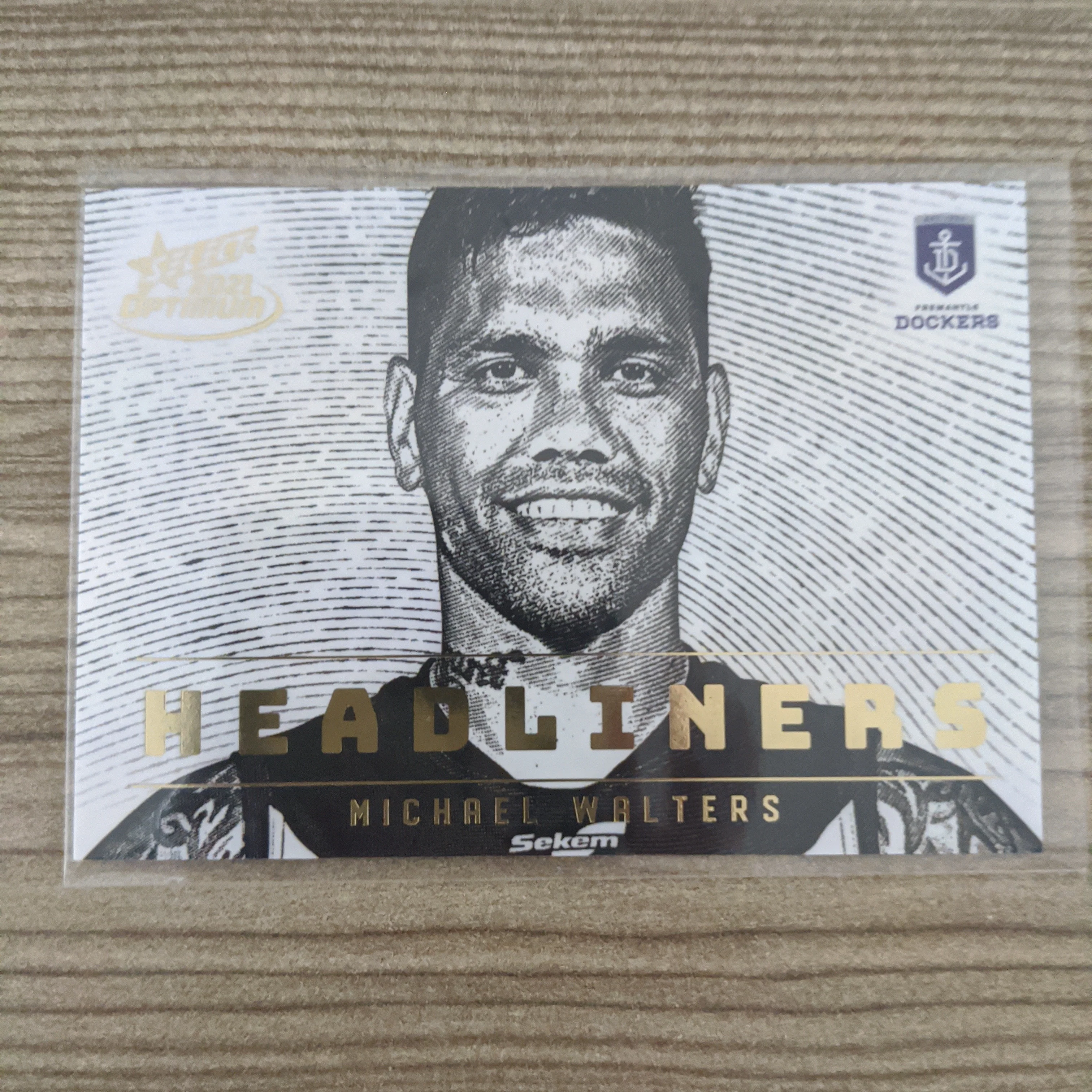 2021 AFL Select Optimum Headliners Michael Walters Fremantle