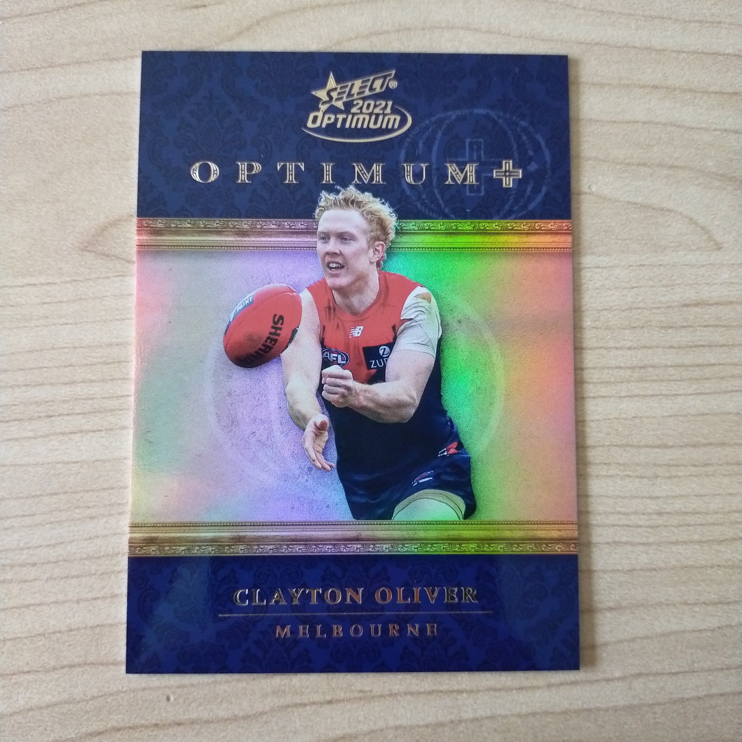 2021 AFL Select Optimum Plus Parallel Clayton Oliver Melbourne No.050/115