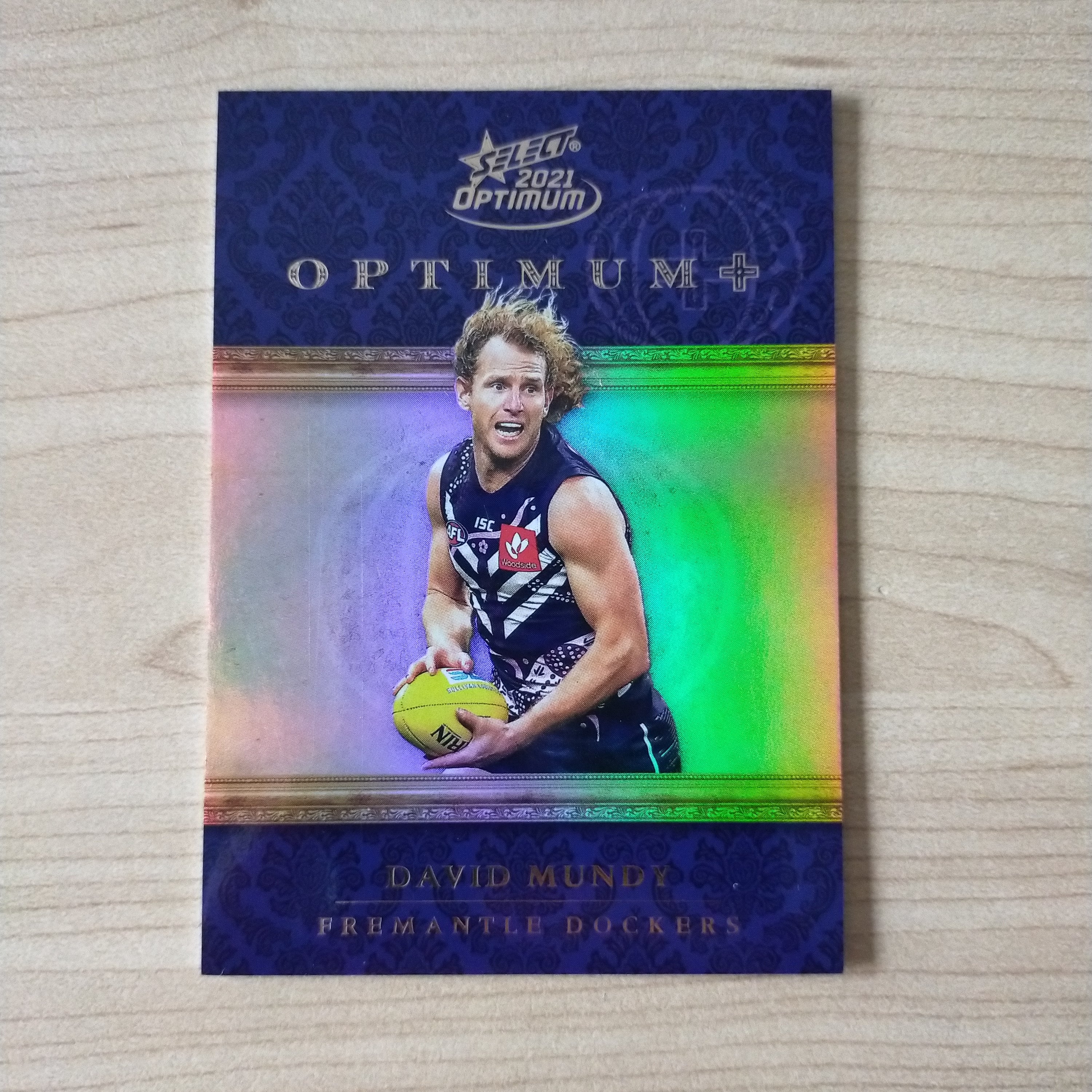 2021 AFL Select Optimum Plus Parallel David Mundy Fremantle No.007/115