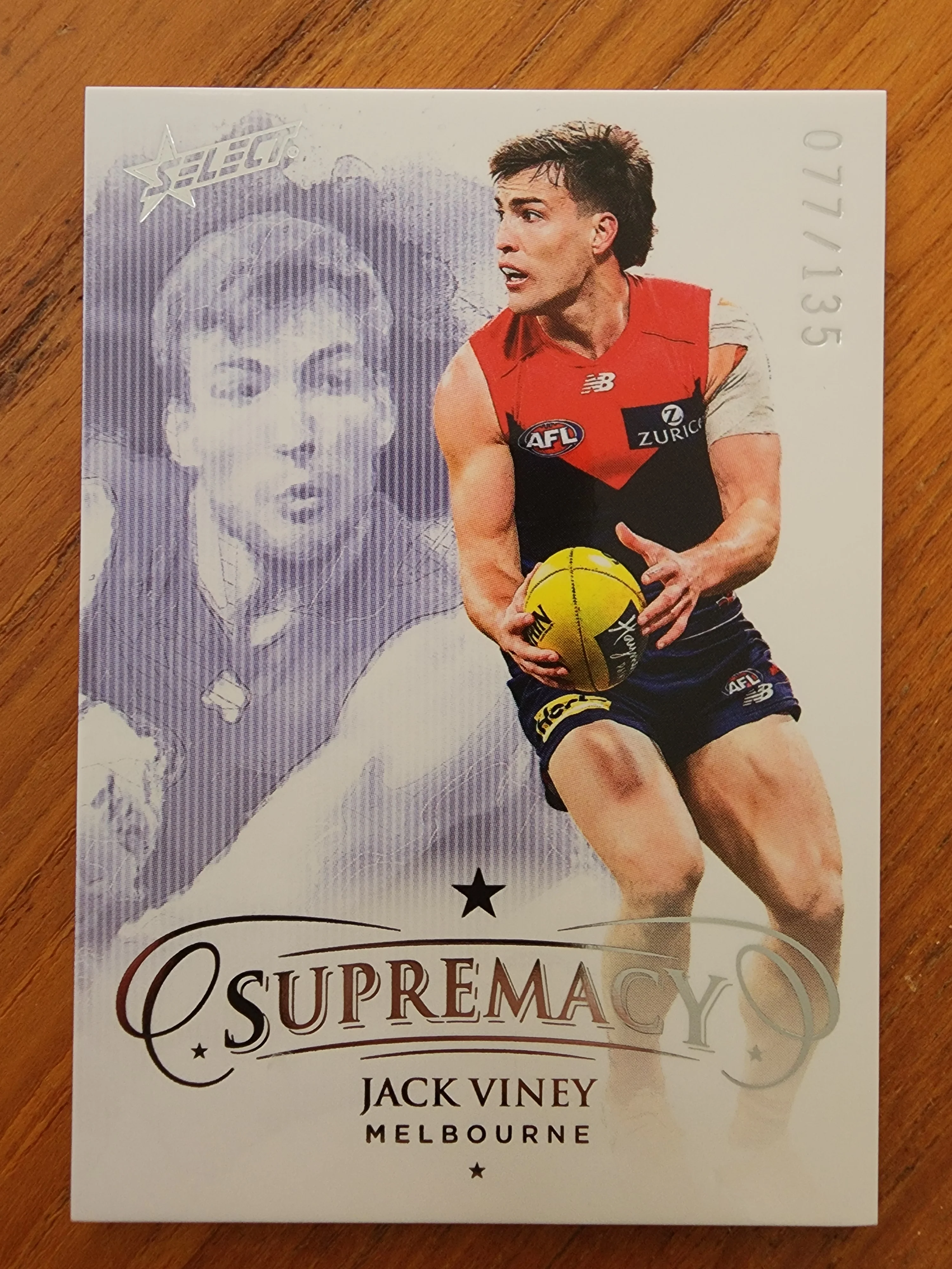 2021 AFL Select Supremacy Jack Viney Melbourne 77/135