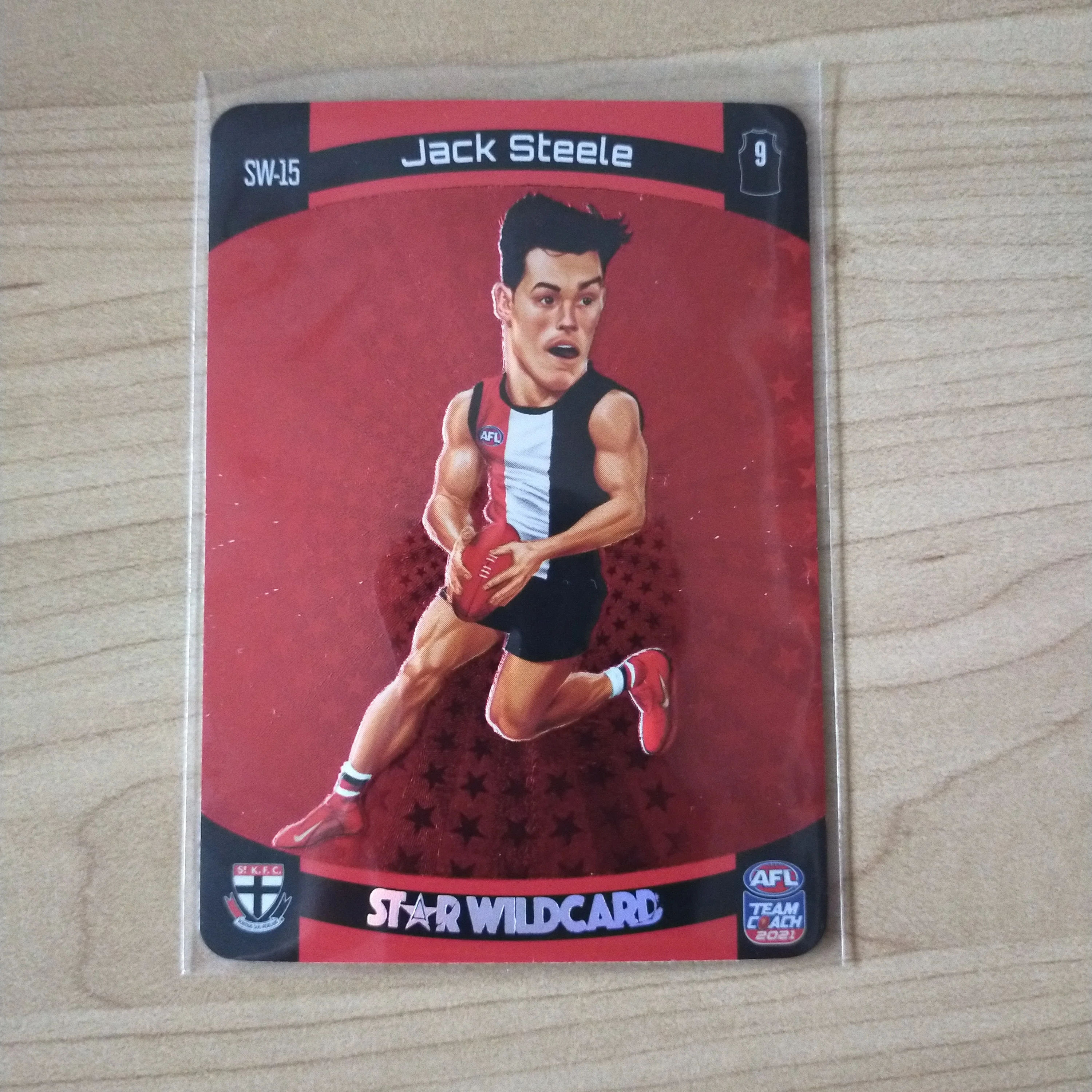 2021 AFL Teamcoach Star Wildcard Jack Steele St Kilda SW-15