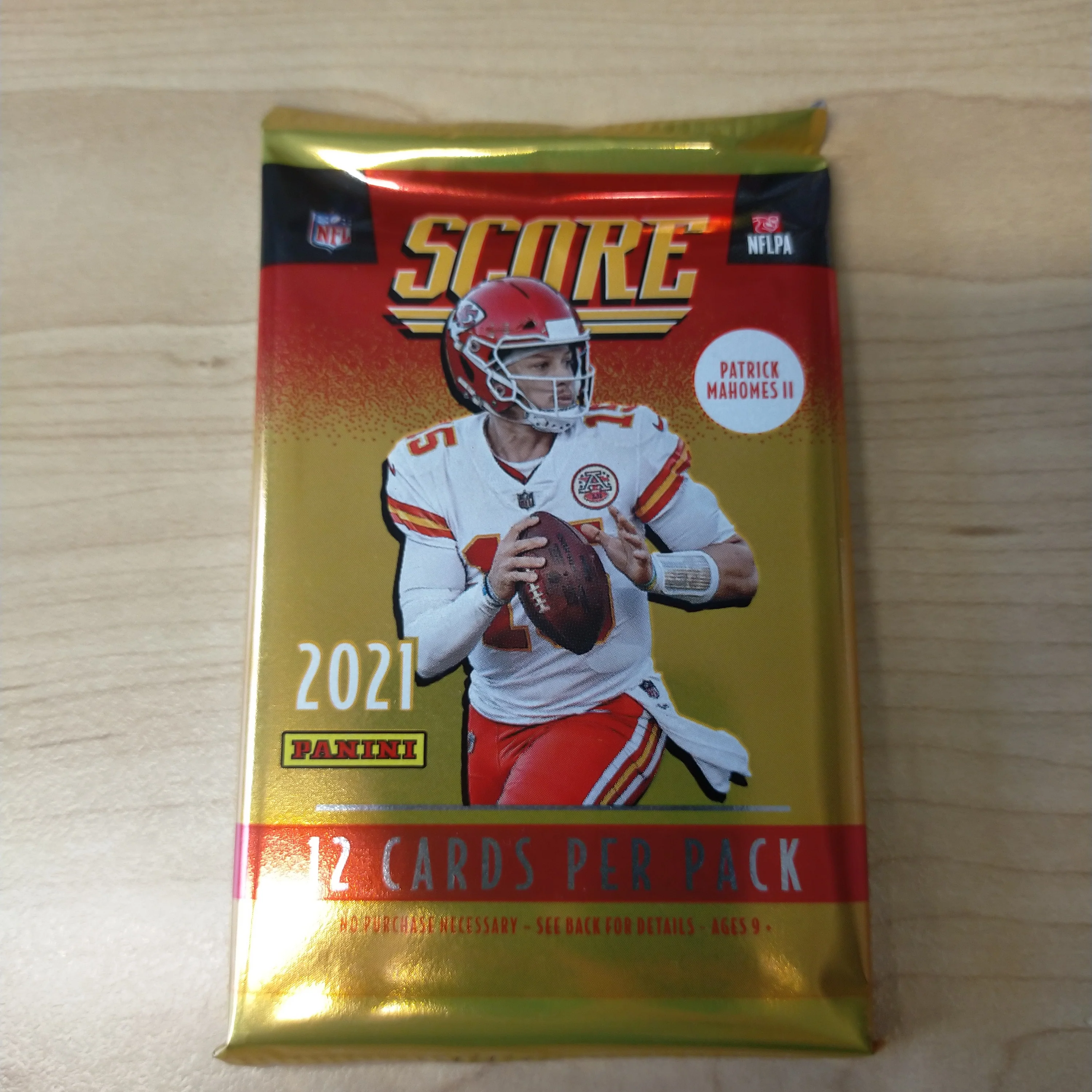 2021 Panini Score Sealed Packet of 12 Cards NFL Trading Cards