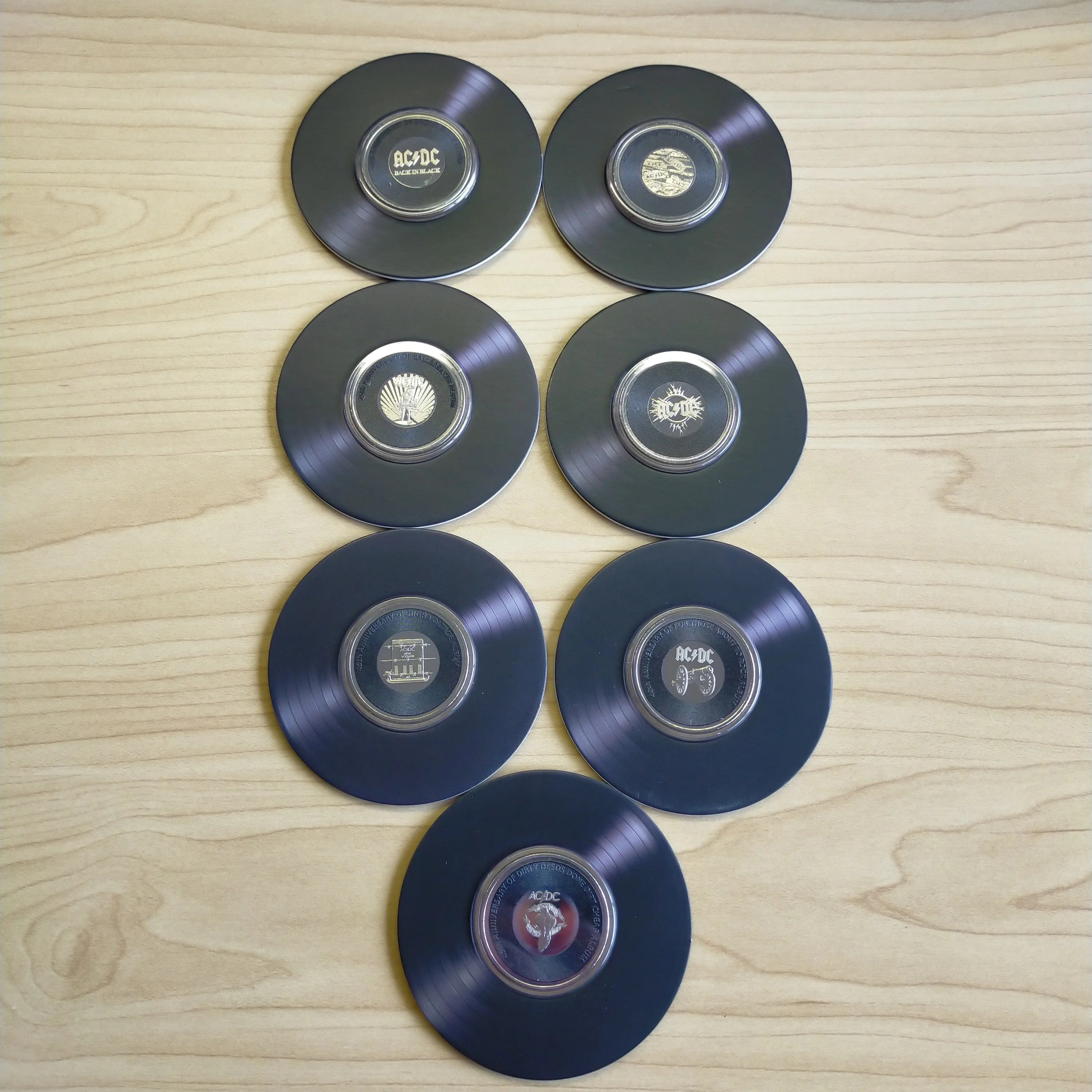 Australia 2020 - 2021 Royal Australian Mint AC/DC ACDC 20c Coloured Uncirculated Volume 1 Coins. Set of 7. Was $150. Special offer - Image 6