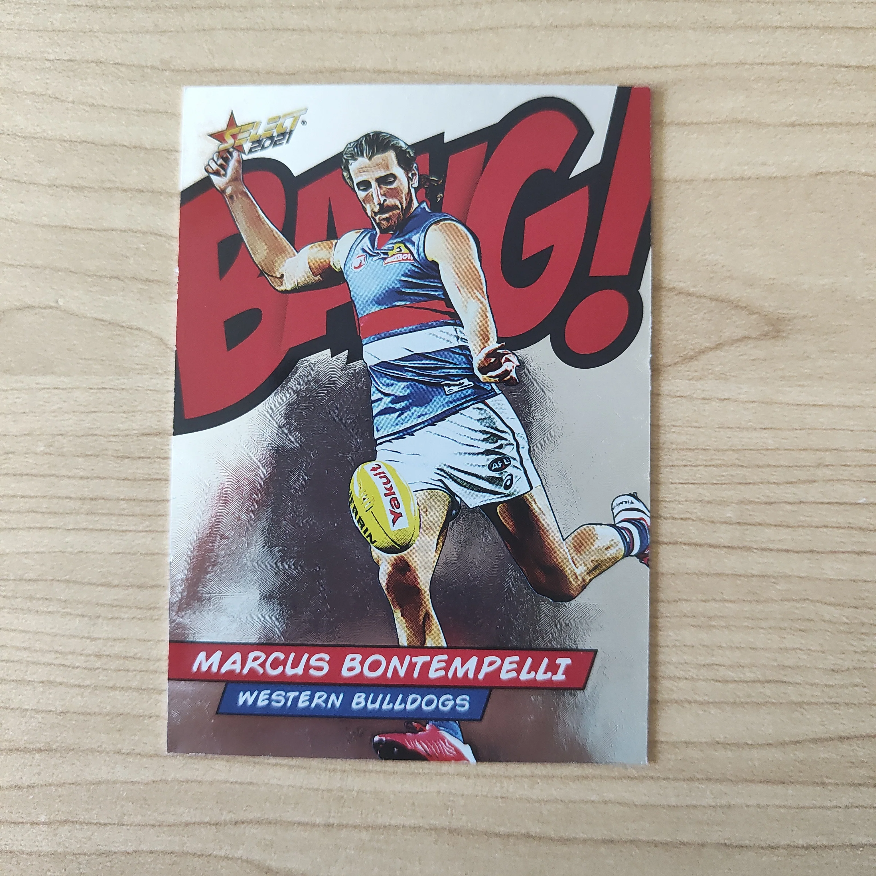 2021 Select Bang Marcus Bontempelli Western Bulldogs LOW NUMBER No.004/210