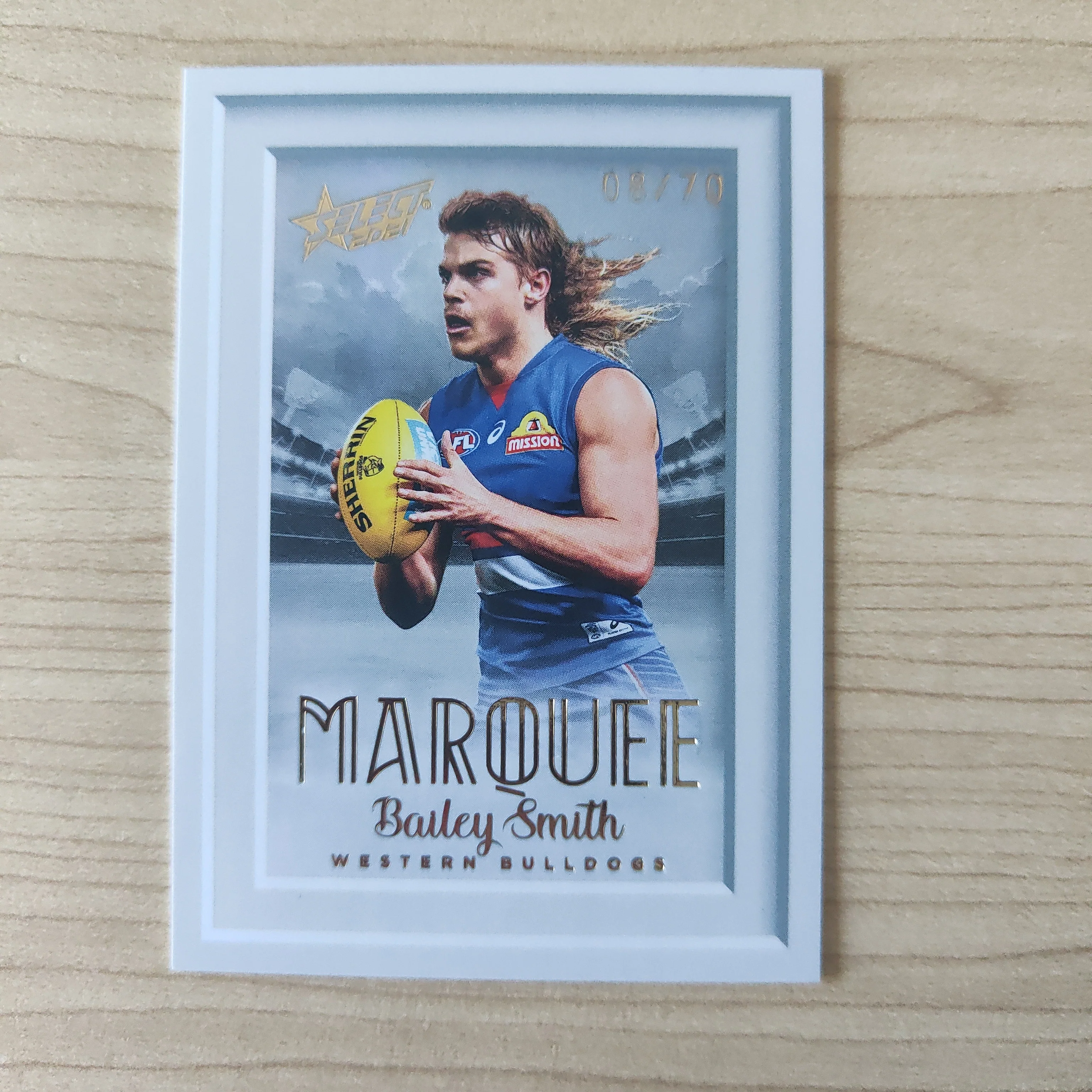 2021 Select Marquee Bailey Smith Western Bulldogs LOW NUMBER No.08/70