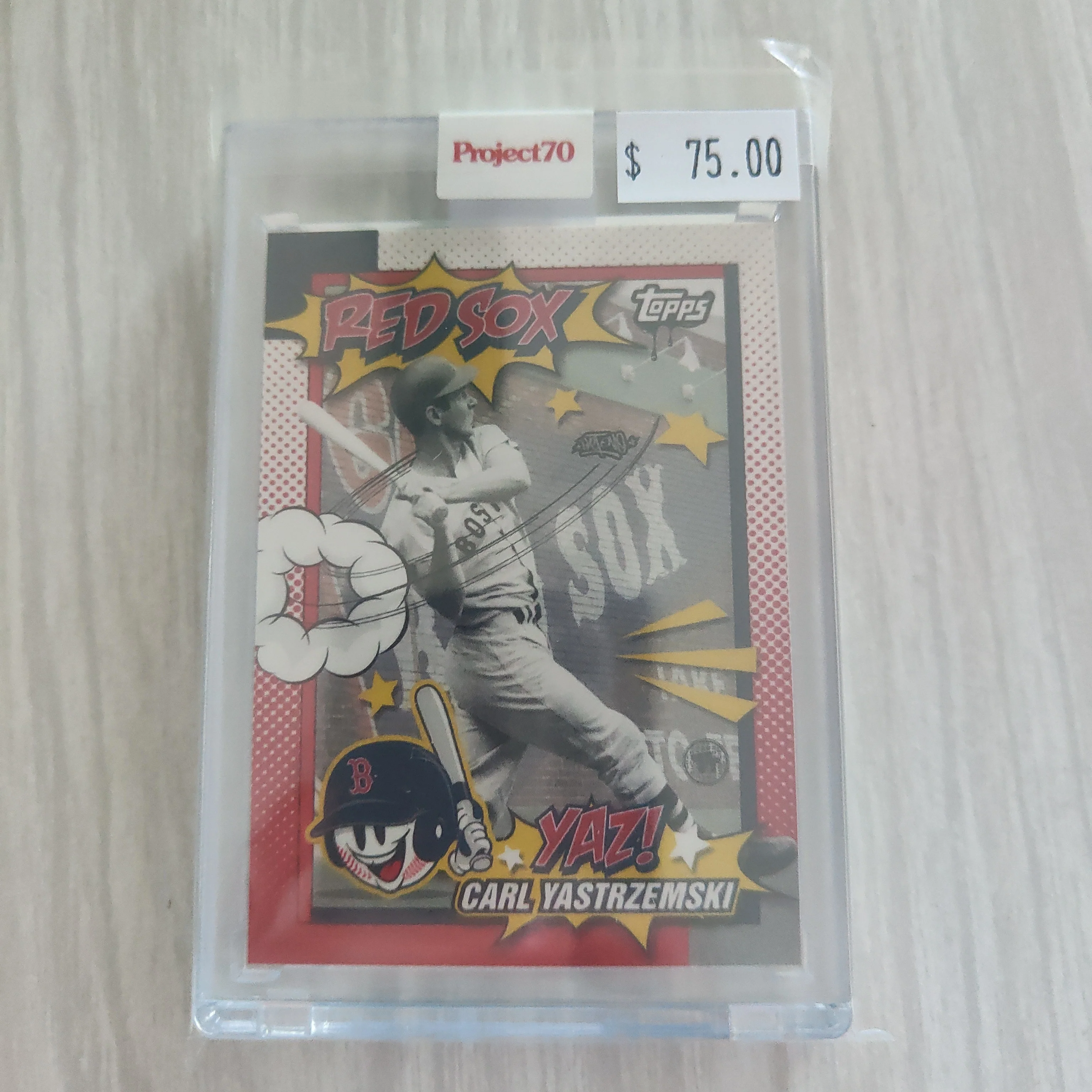 2021 Topps Project 70 Carl Yastrzemski Card #201 Artist Toy Tokyo Baseball Card