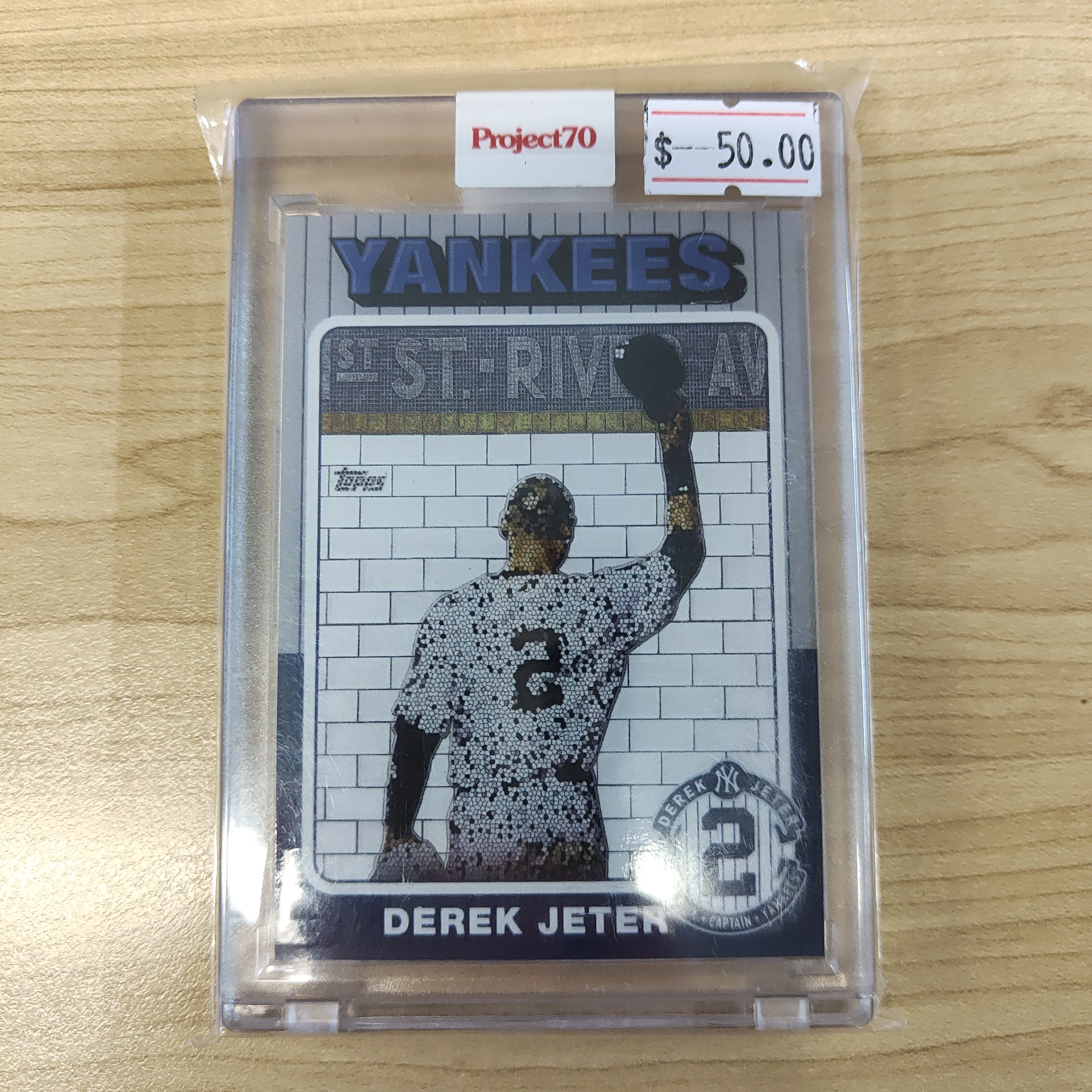 2021 Topps Project 70 Derek Jeter Card #29 Artist Jeff Staple Baseball Card