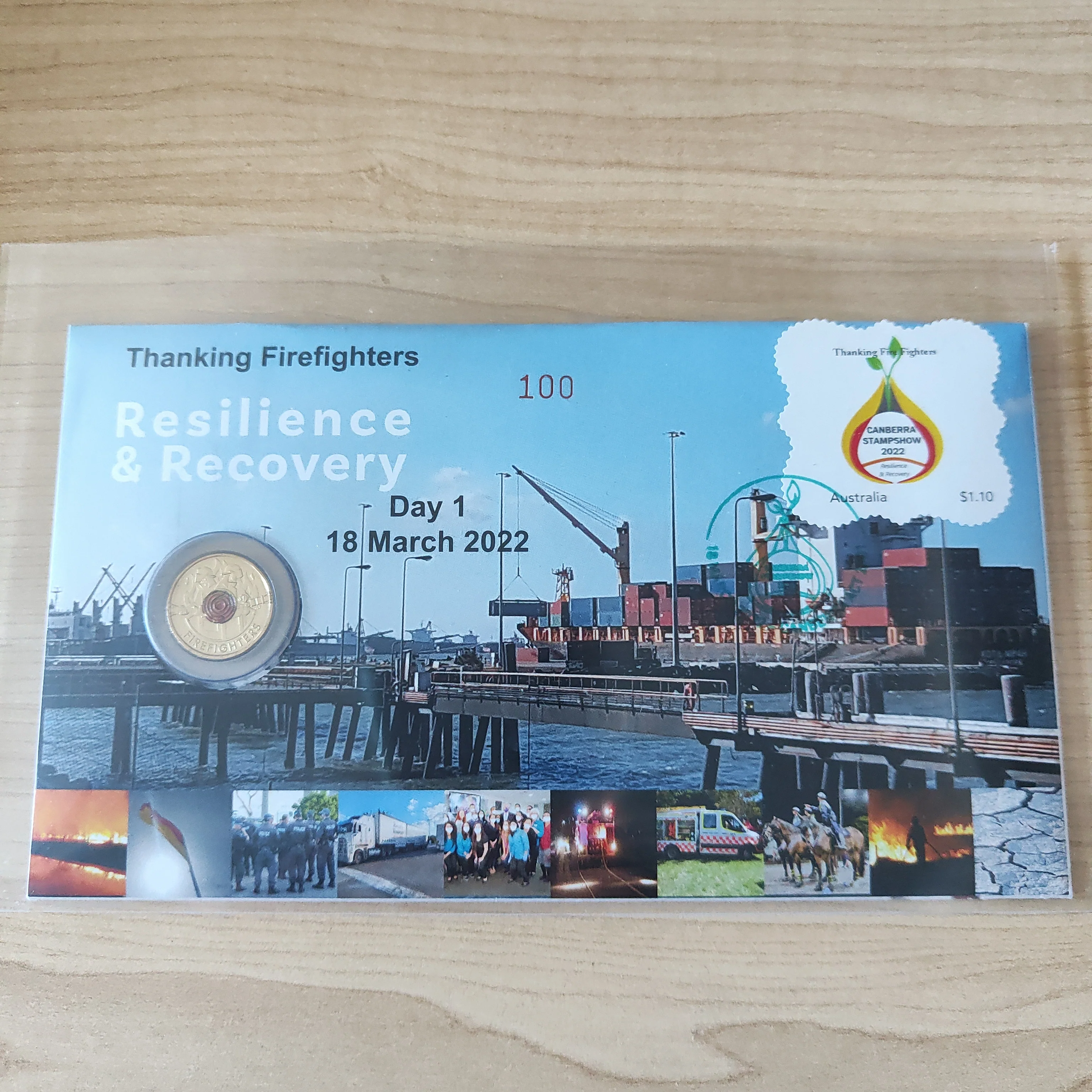 2022 $2 3 x Resilience & Recovery Canberra Stamp Show Limited Edition PNC Set No.100/100 - Image 2