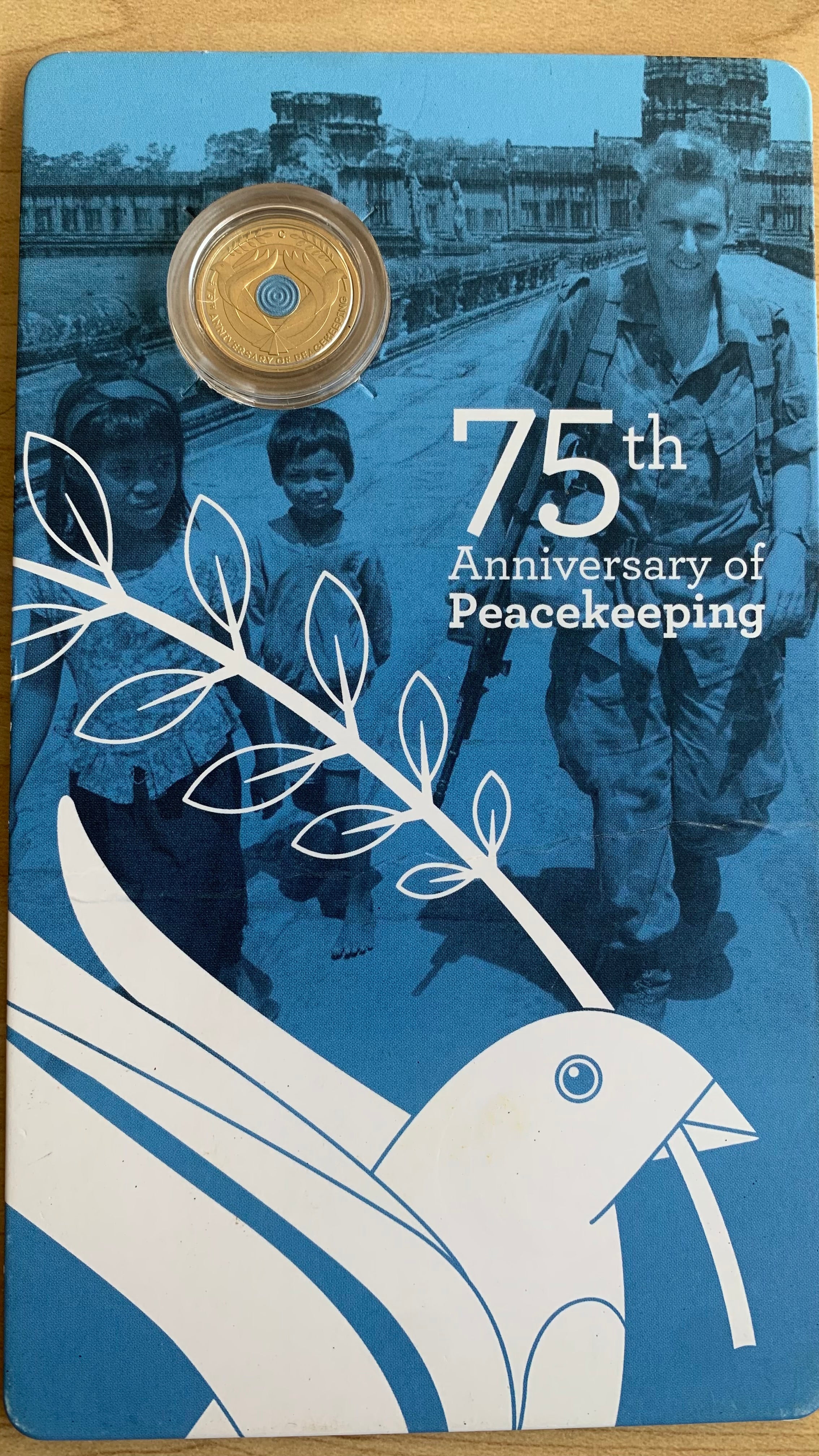 Australia 2022 $2 Peacekeeping C Mintmark Coloured Coin