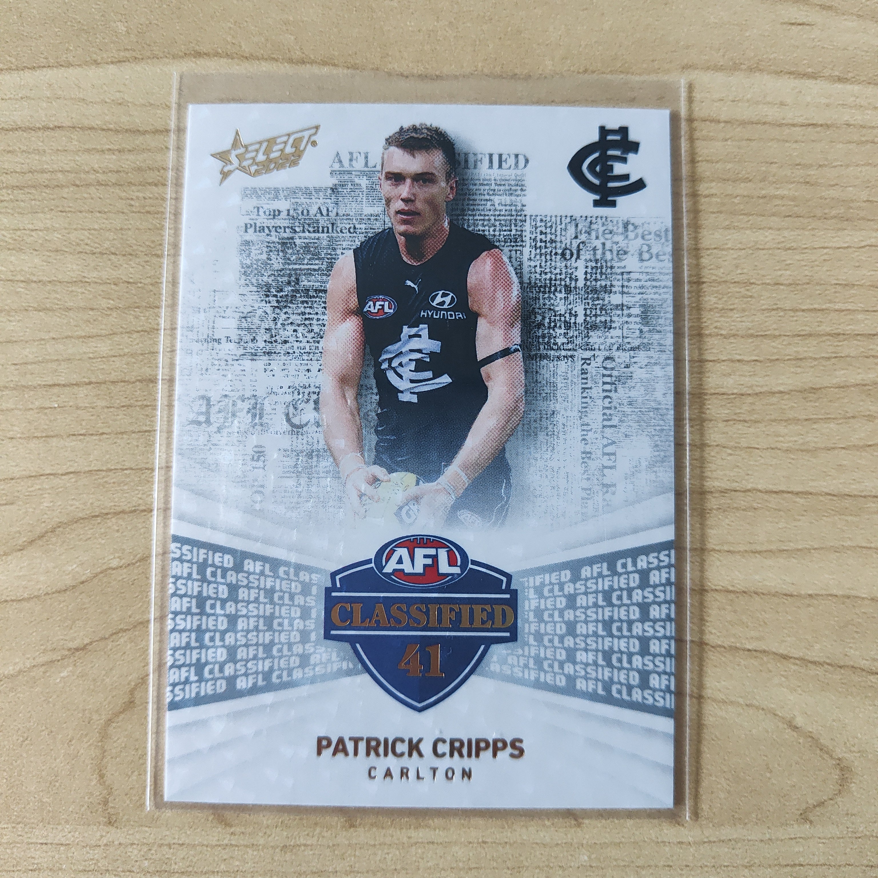 2022 AFL Footy Stars AFL Classified Patrick Cripps Carlton 262/270