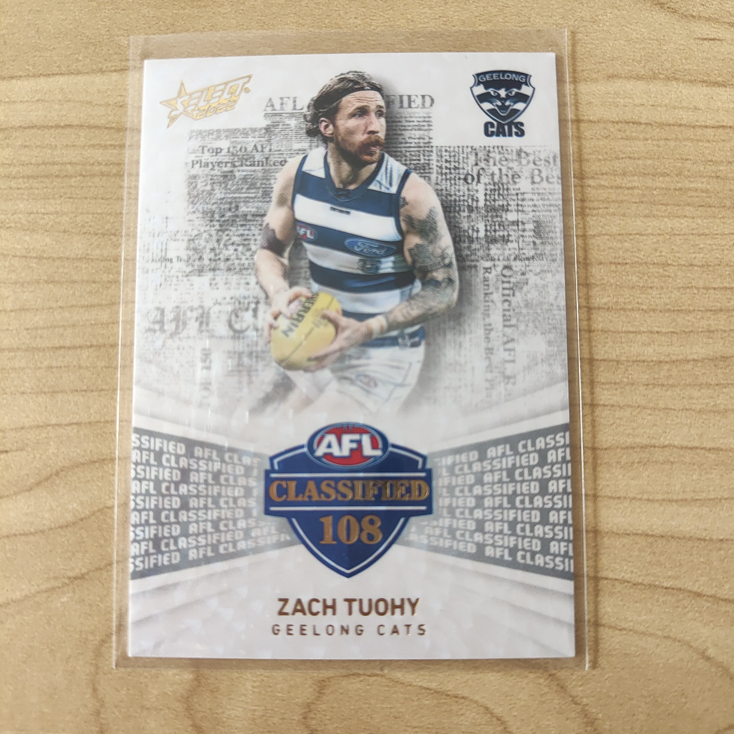 2022 AFL Footy Stars AFL Classified Zach Tuohy Geelong 014/270
