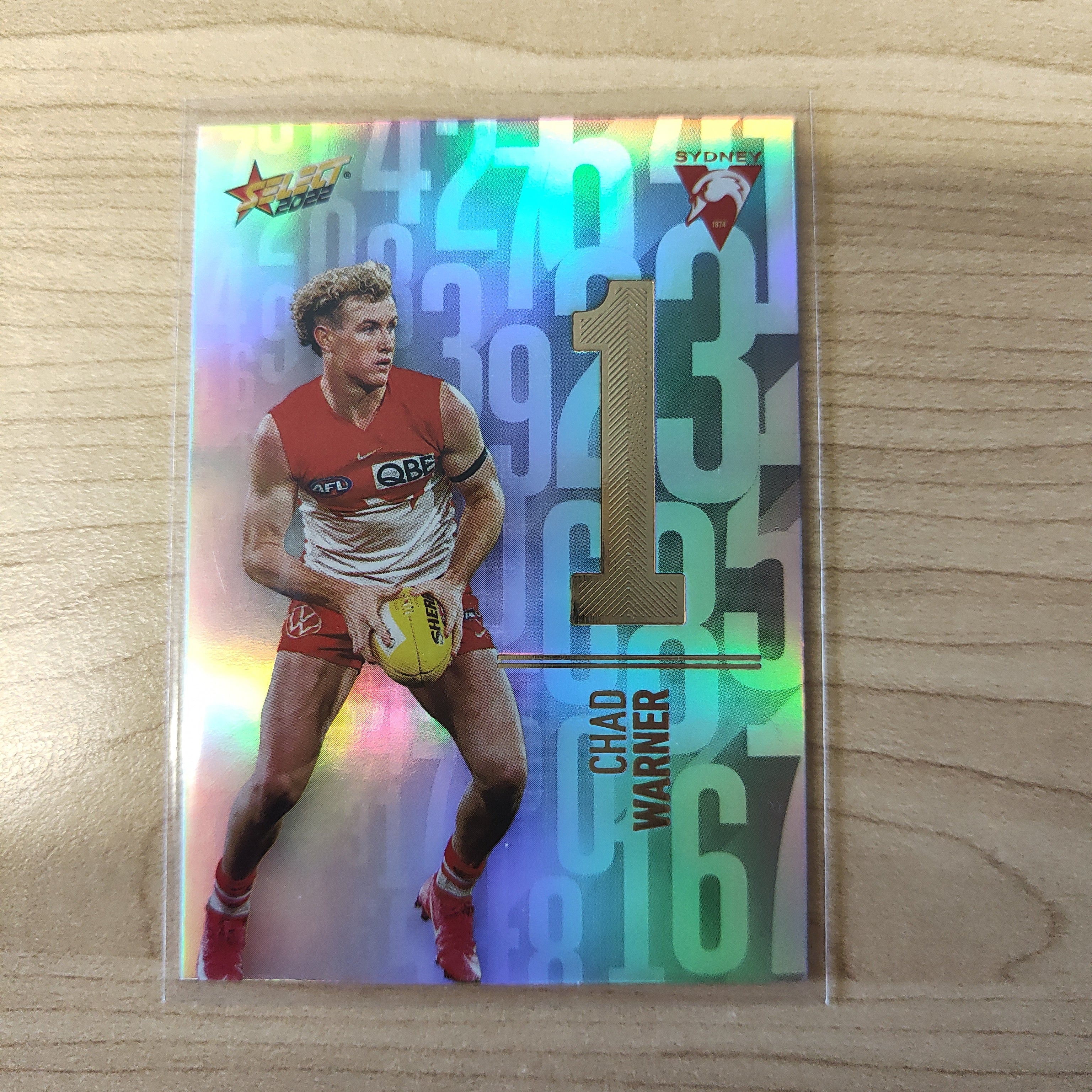 2022 AFL Footy Stars Numbers Daylight Chad Warner Sydney 146/190