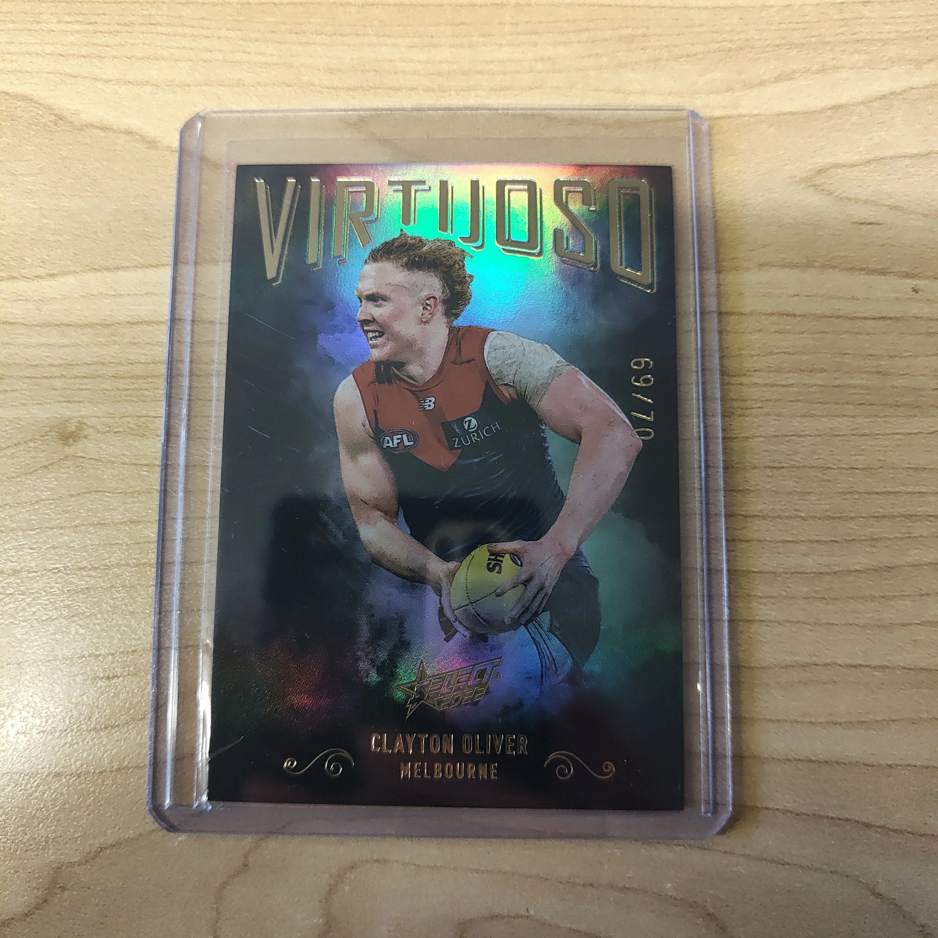 2022 AFL Footy Stars Virtuoso Clayton Oliver Melbourne 69/70
