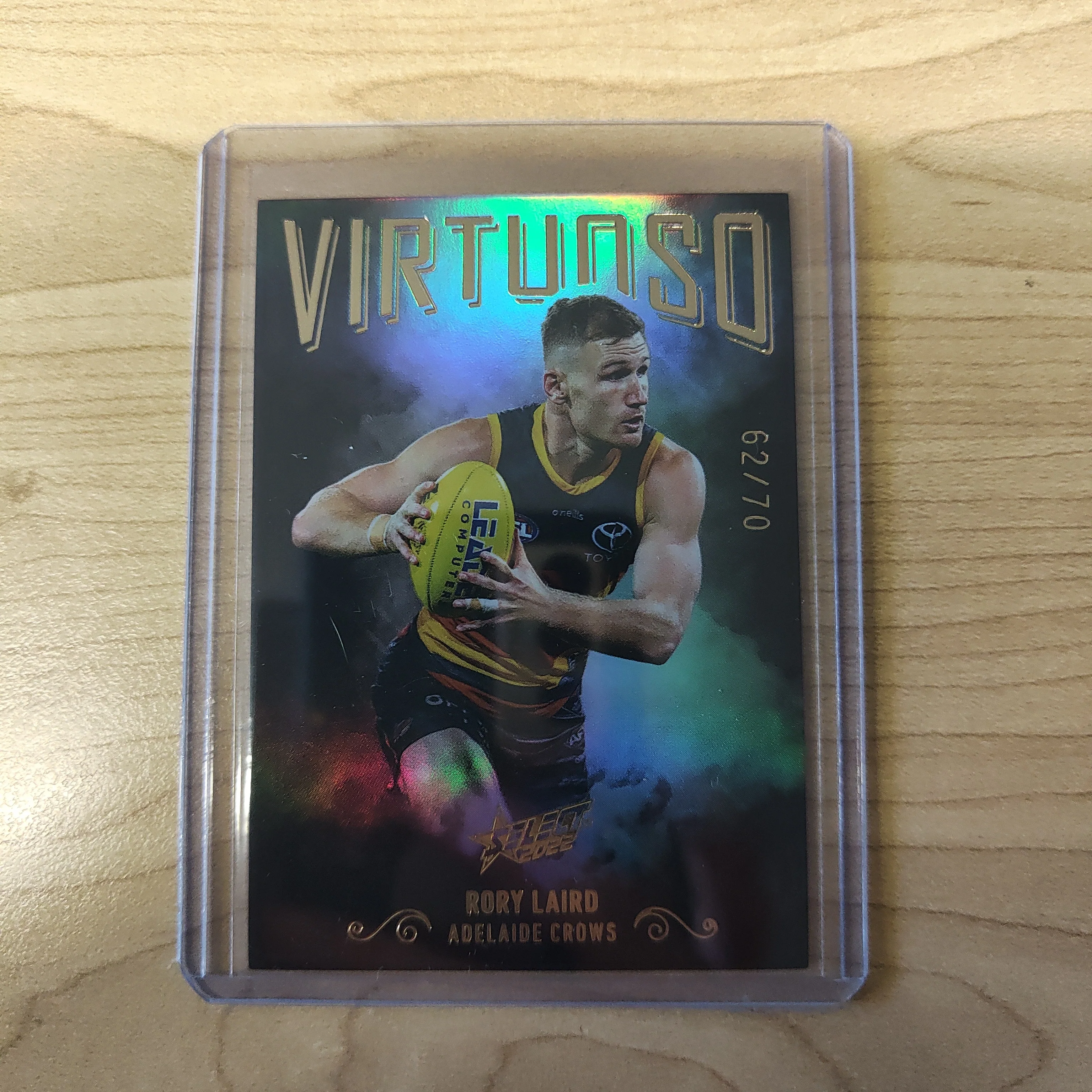 2022 AFL Footy Stars Virtuoso Rory Laird Adelaide 62/70
