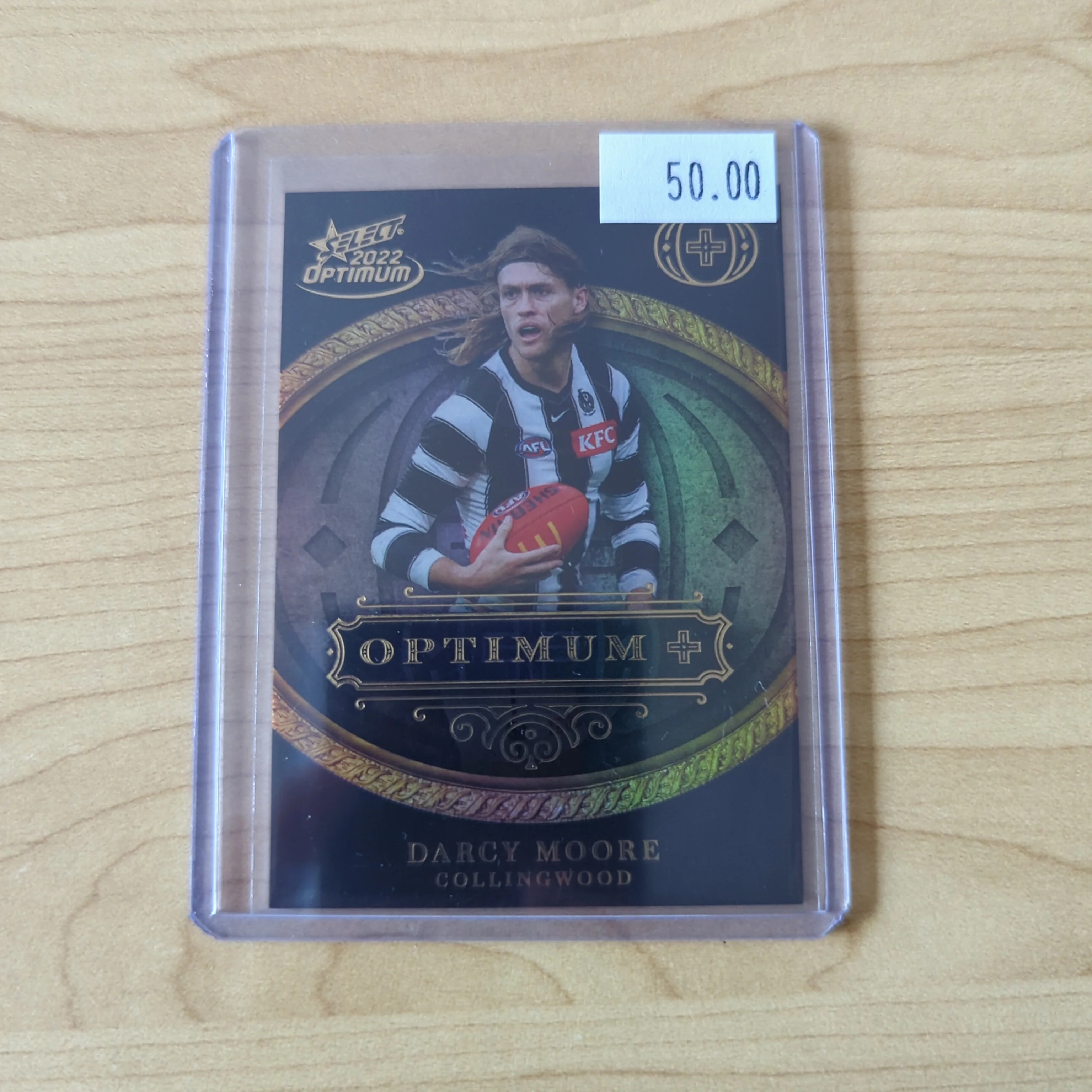 2022 AFL Select Optimum Plus Parallel Darcy Moore Collingwood No.71/115