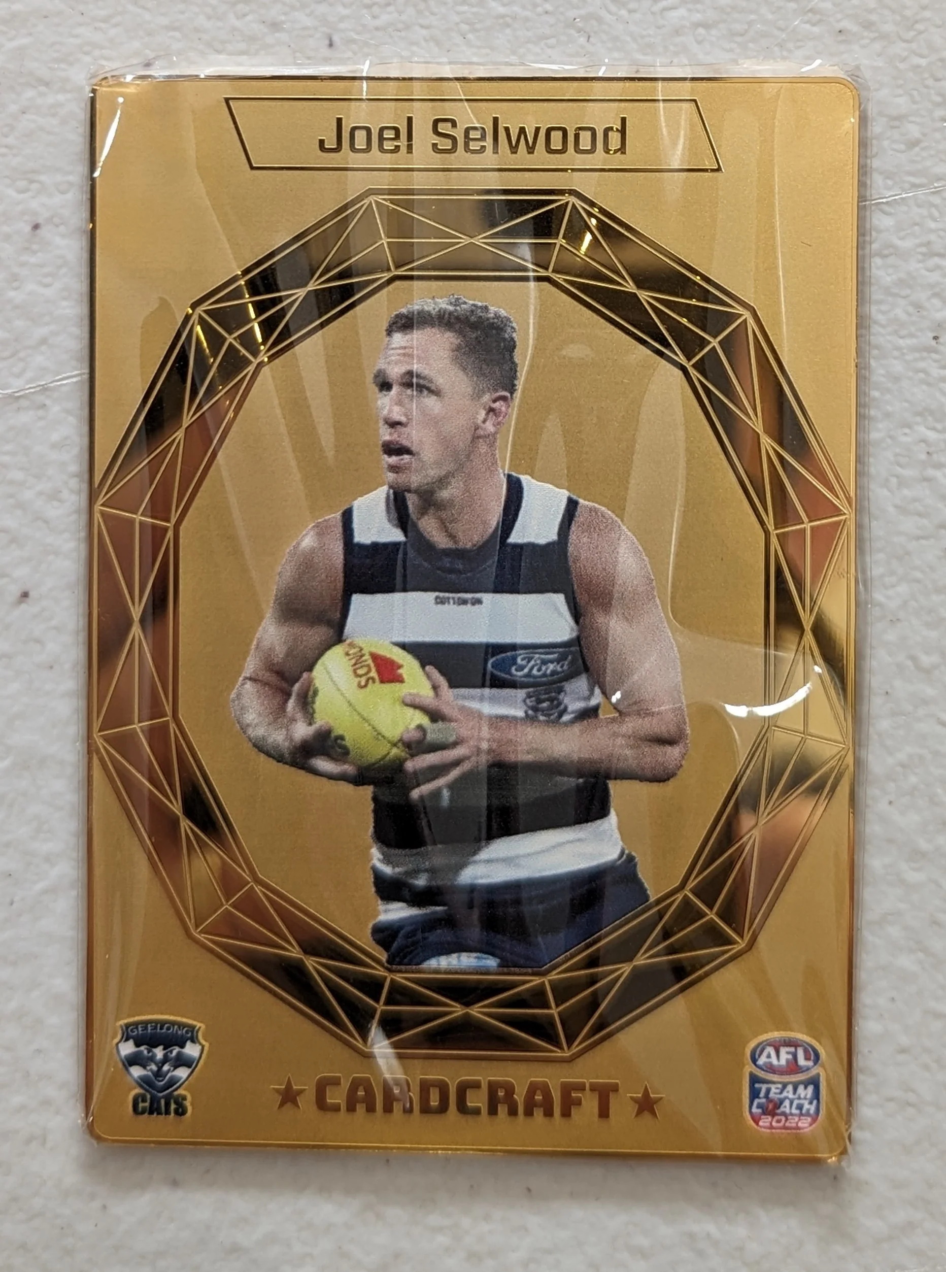 2022 AFL Teamcoach Gold Cardcraft Set Joel Selwood Geelong