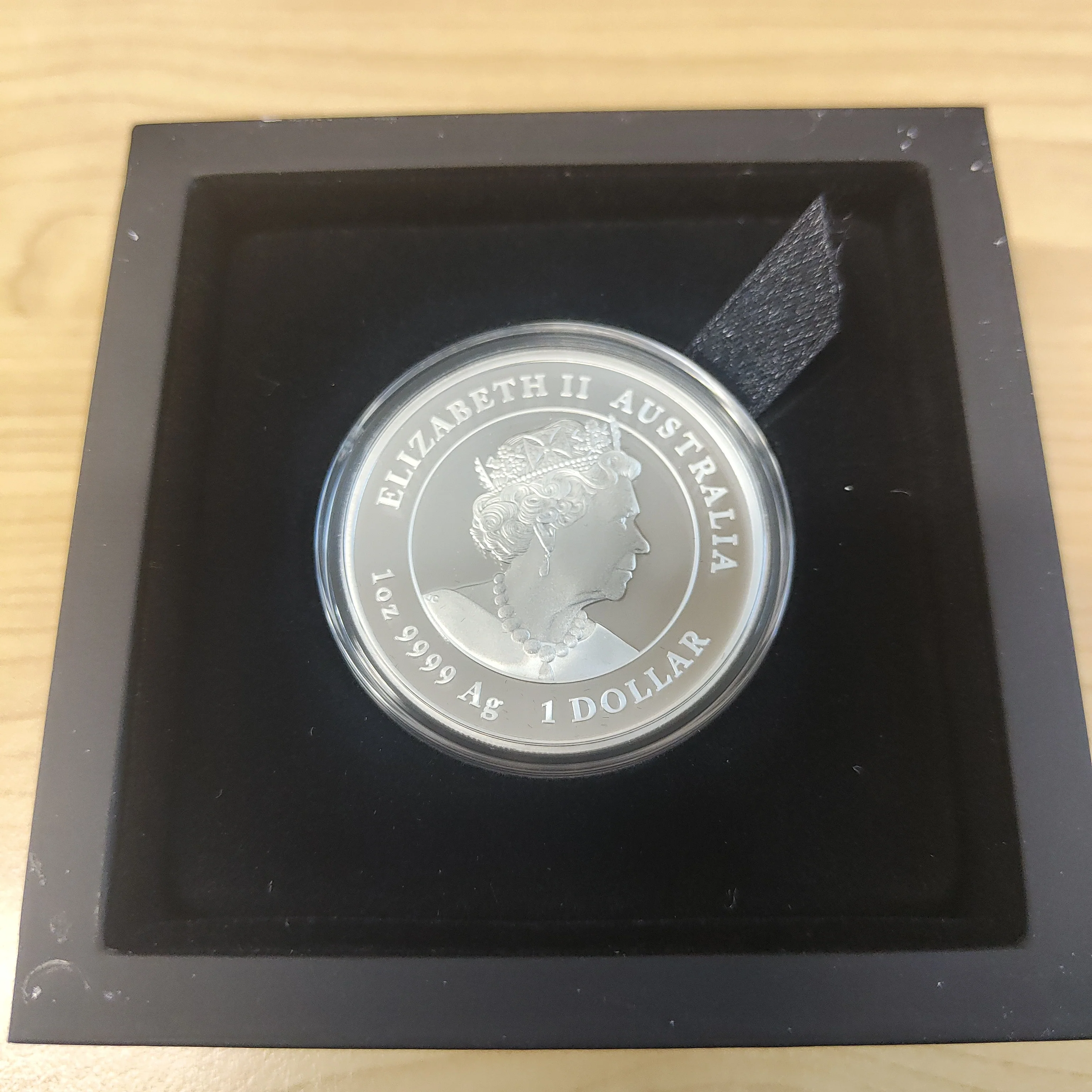 2022 Perth Mint Australian Lunar Series III Year of the Tiger $1 1oz Silver Proof Coin - Image 3