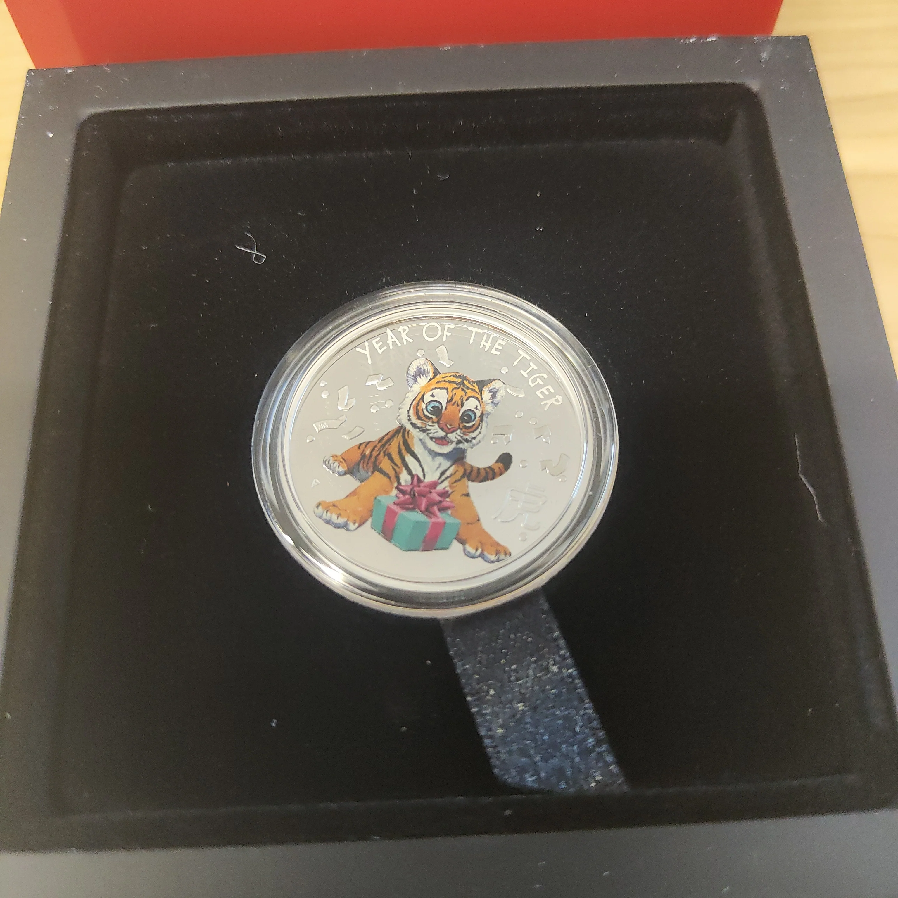 2022 Perth Mint Baby Year of the Tiger 50c 1/2oz Silver Proof Coin - Image 2