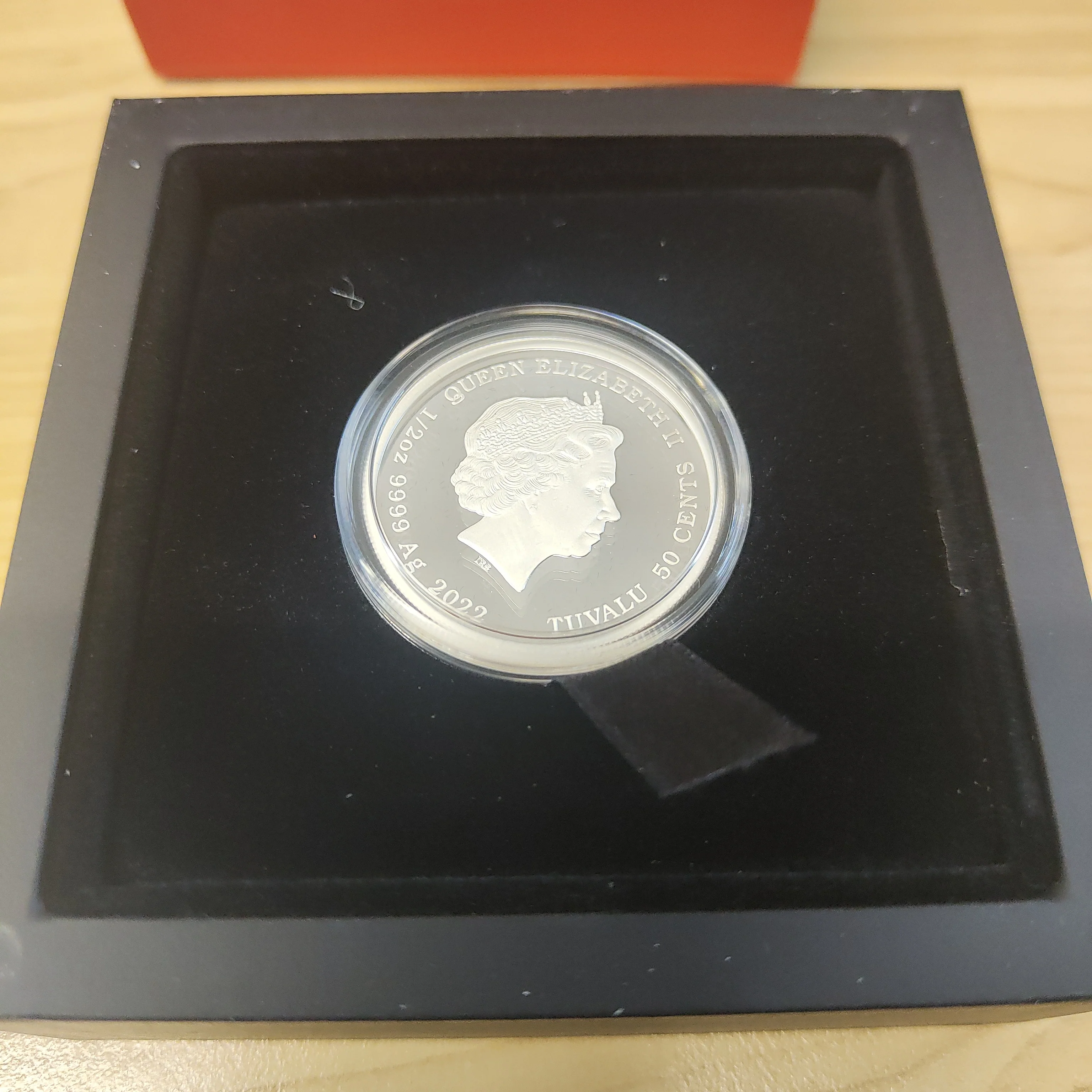 2022 Perth Mint Baby Year of the Tiger 50c 1/2oz Silver Proof Coin - Image 3