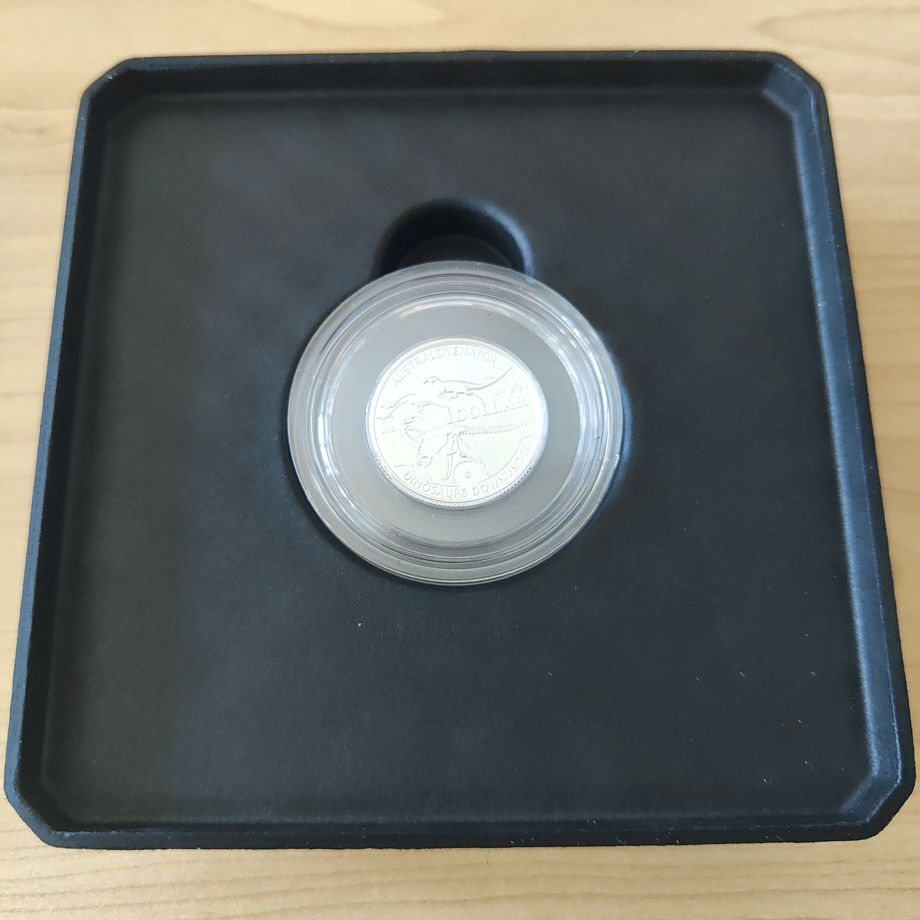 2022 RAM $1 Dinosaurs Down Under C Mintmark Fine Silver Proof Coin - Image 2
