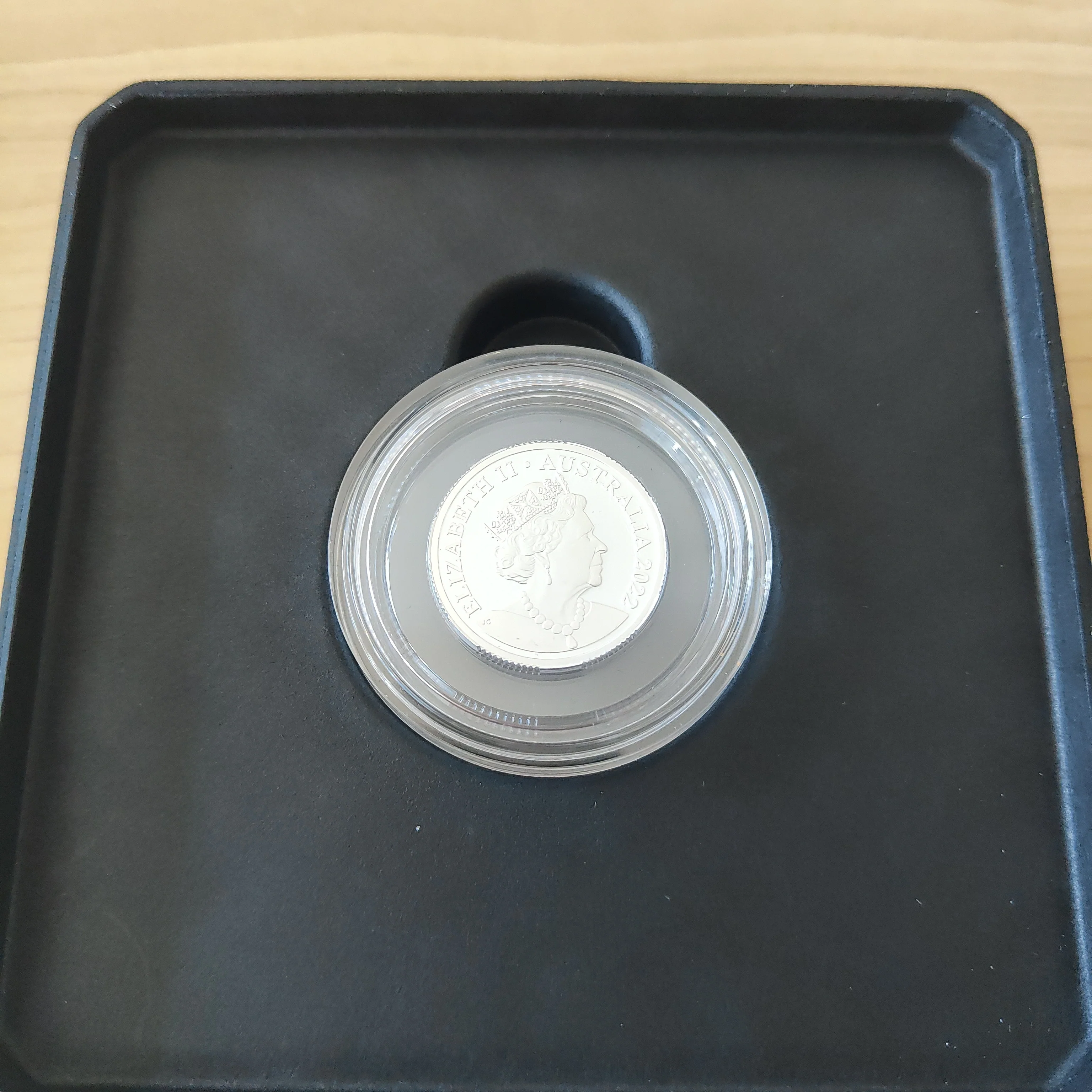 2022 RAM $1 Dinosaurs Down Under C Mintmark Fine Silver Proof Coin - Image 3