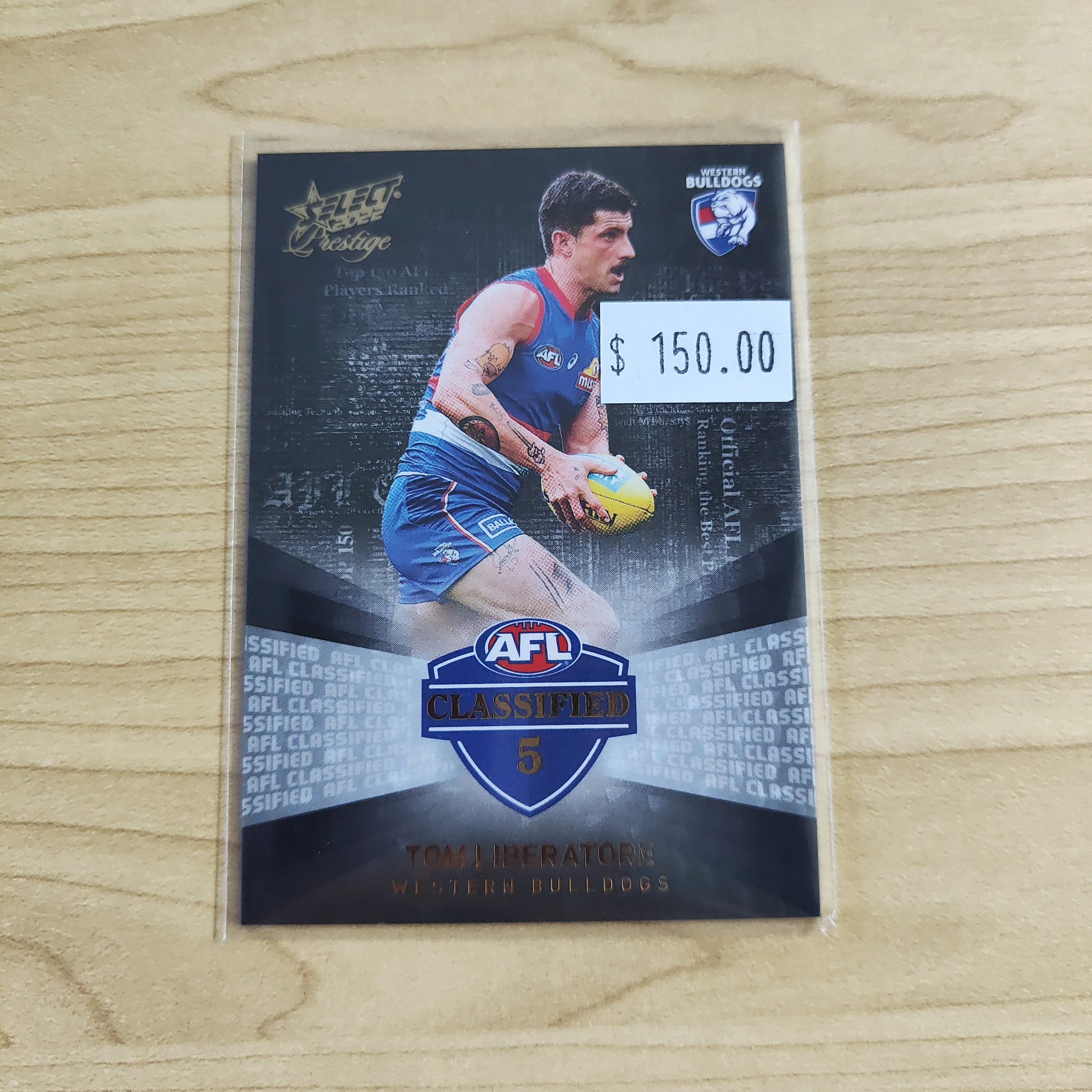 2022 Select Prestige Classified 5 Tom Liberatore Western Bulldogs 38/60