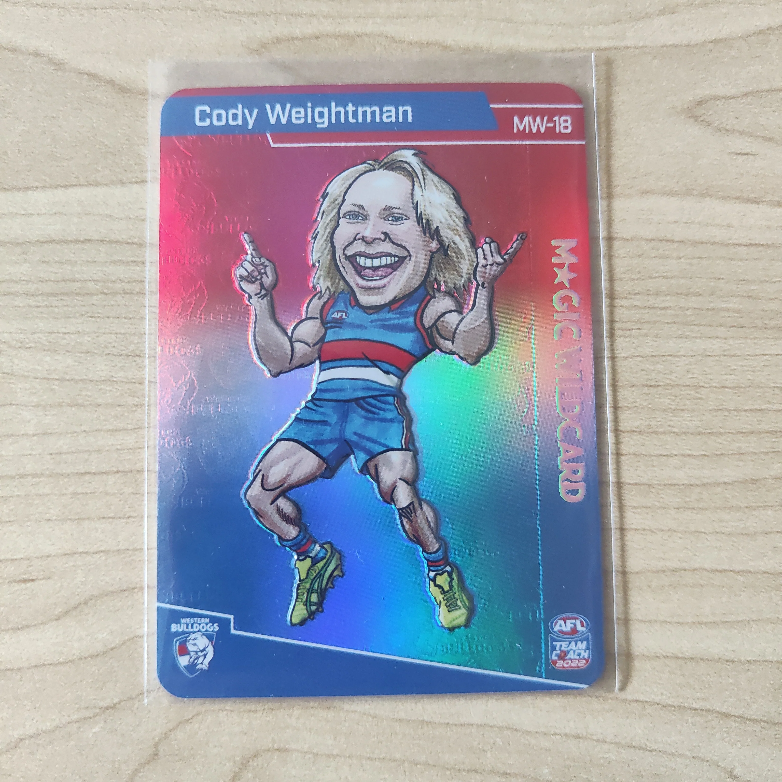 2022 Teamcoach Magic Wildcard Cody Weightman Western Bulldogs MW-18