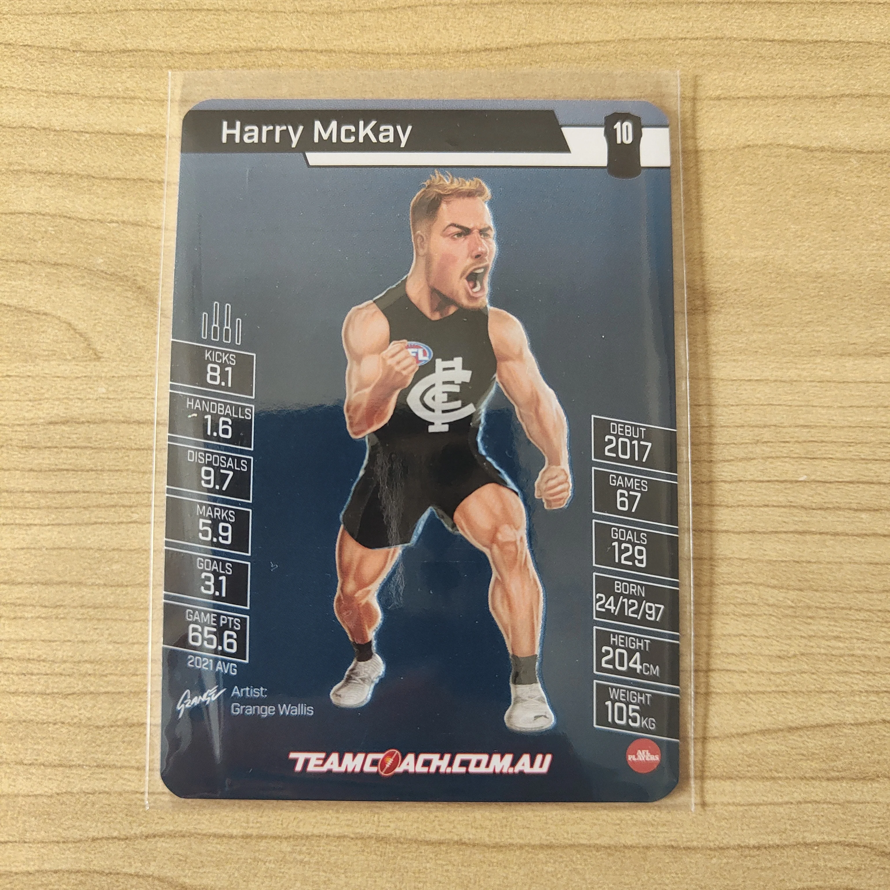 2022 Teamcoach Star Wildcard Harry McKay Carlton SW-03 - Image 2