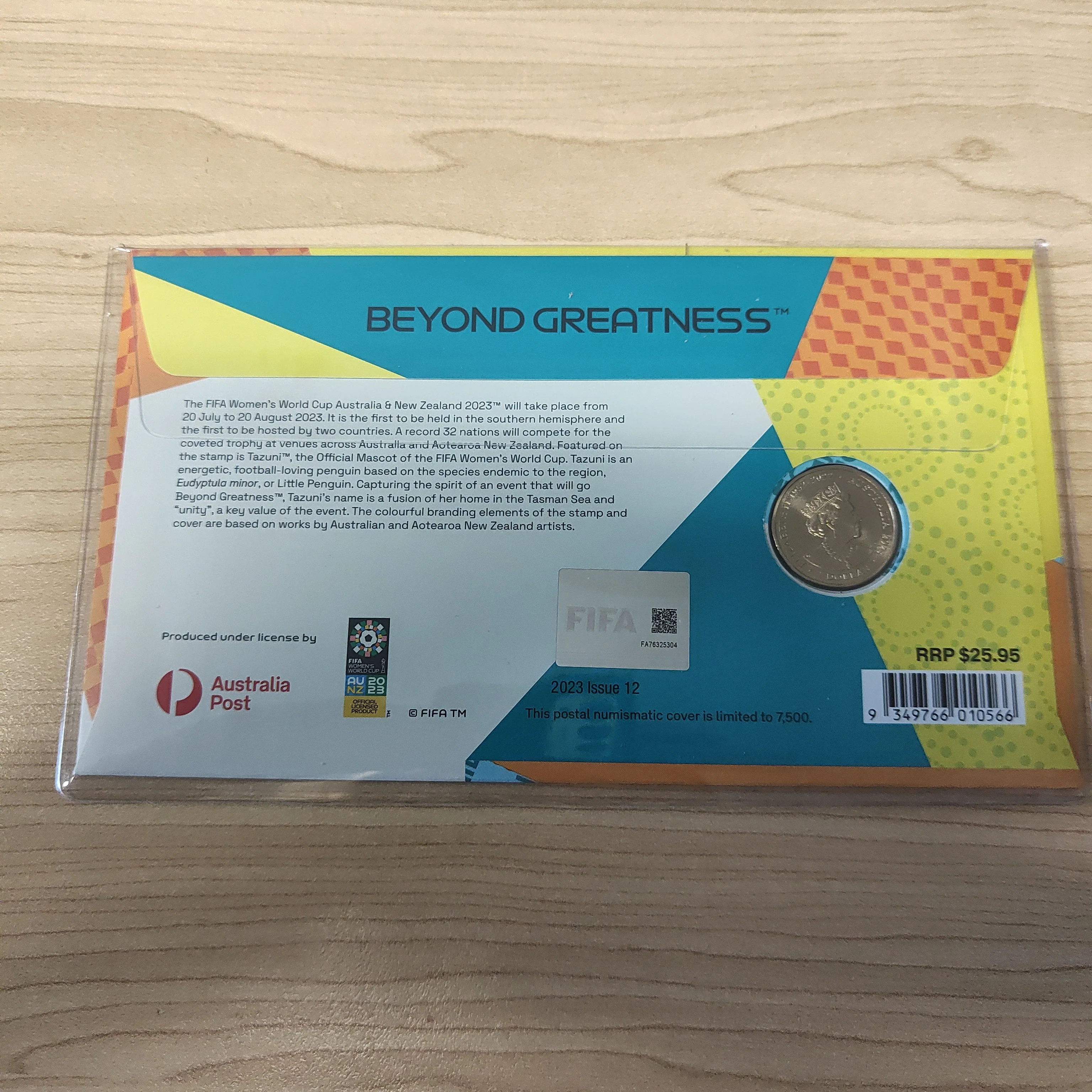 2023 Australia $1 FIFA Women's World Cup with Privy Mark PNC - Image 2