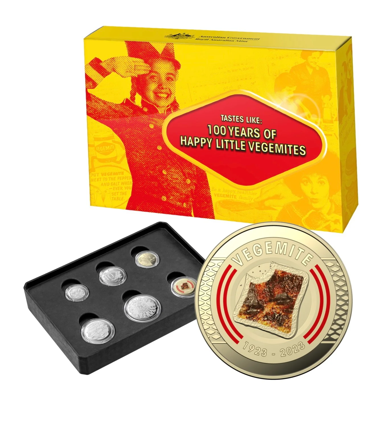 2023 Australia Vegemite Centenary 6 Coin Proof Set