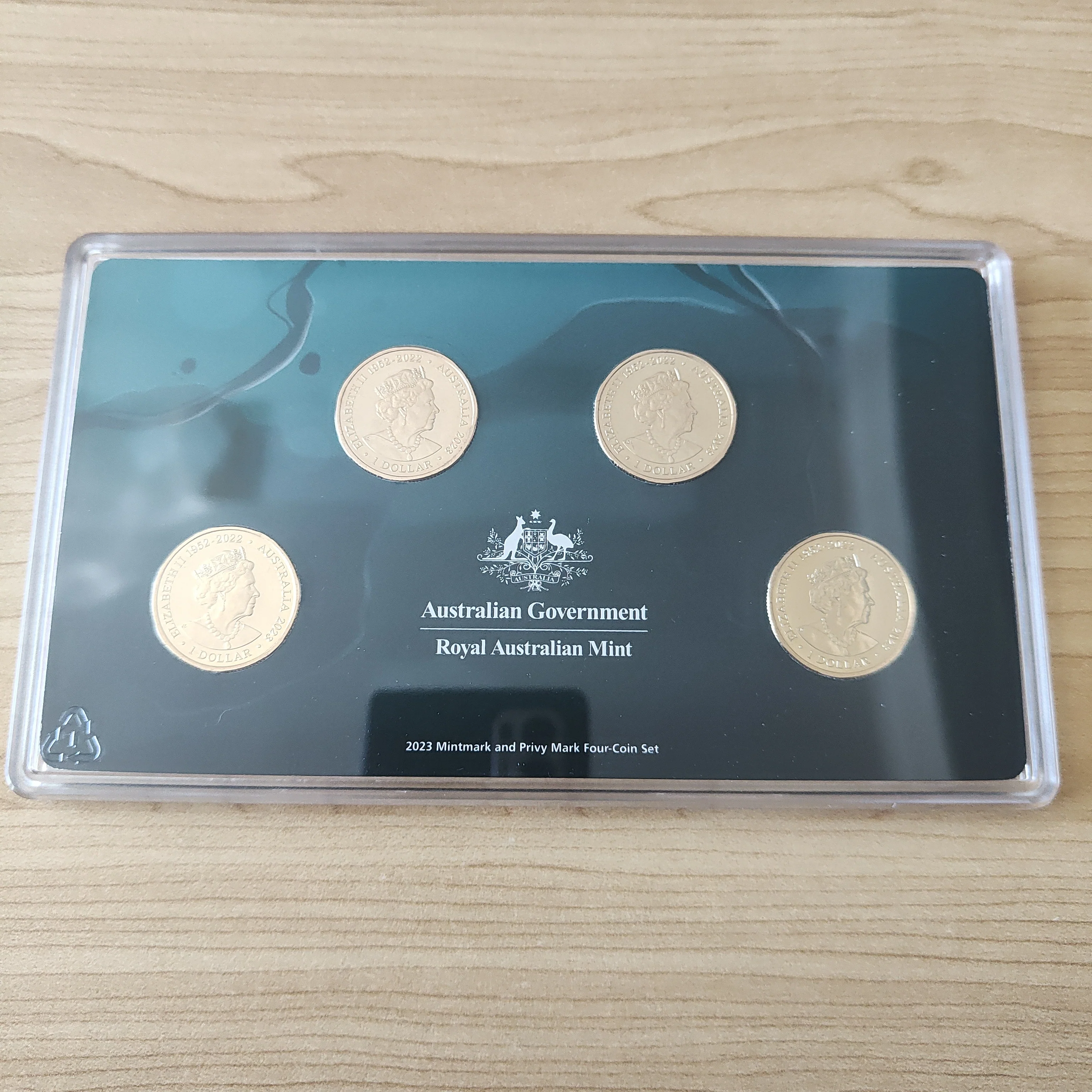 2023 RAM $1 Creatures of the Deep Tripodfish Four Coin Mintmark & Privy Mark Uncirculated Set - Image 3