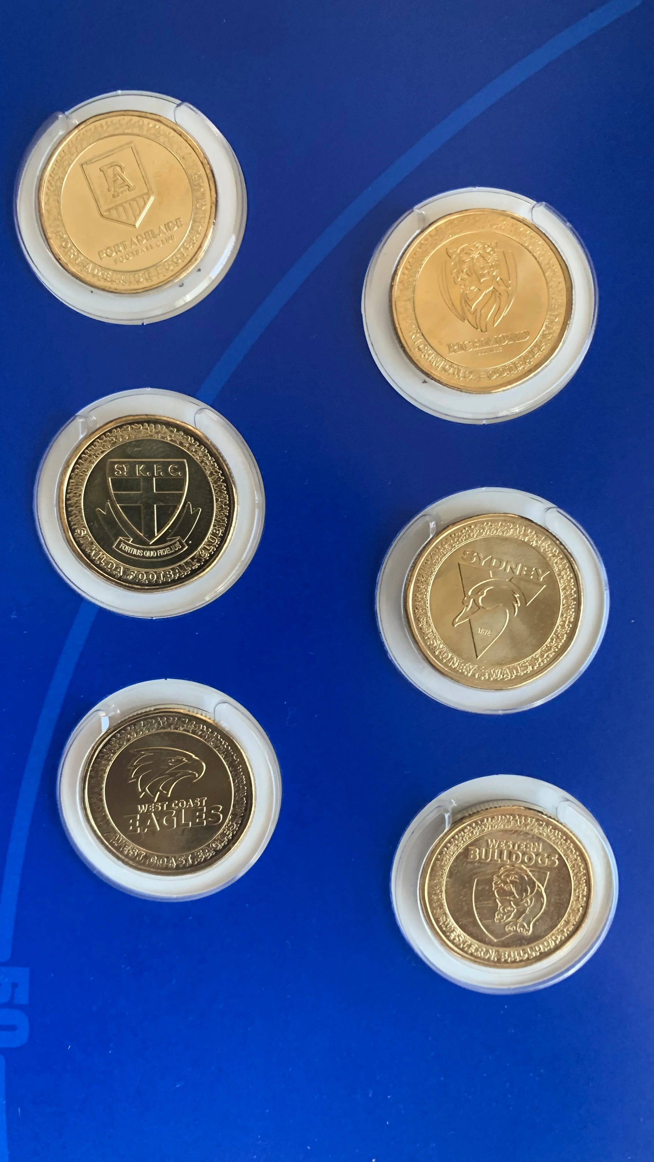 Australia 2023 Royal Australian Mint $1 Australian Football League AFL Uncirculated Coin Collection - Image 3