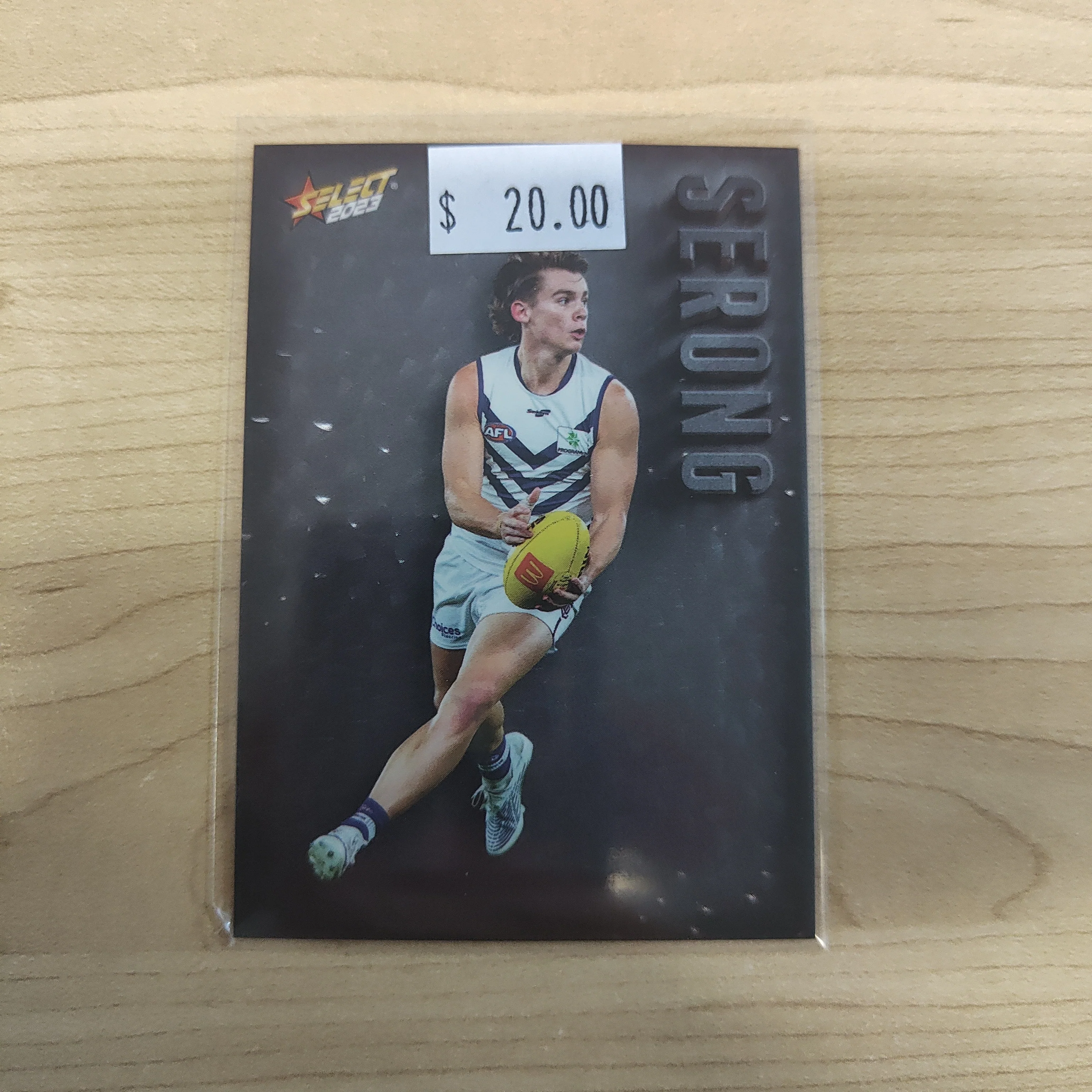 2023 Select Footy Stars Carbon Caleb Serong Fremantle 122/195