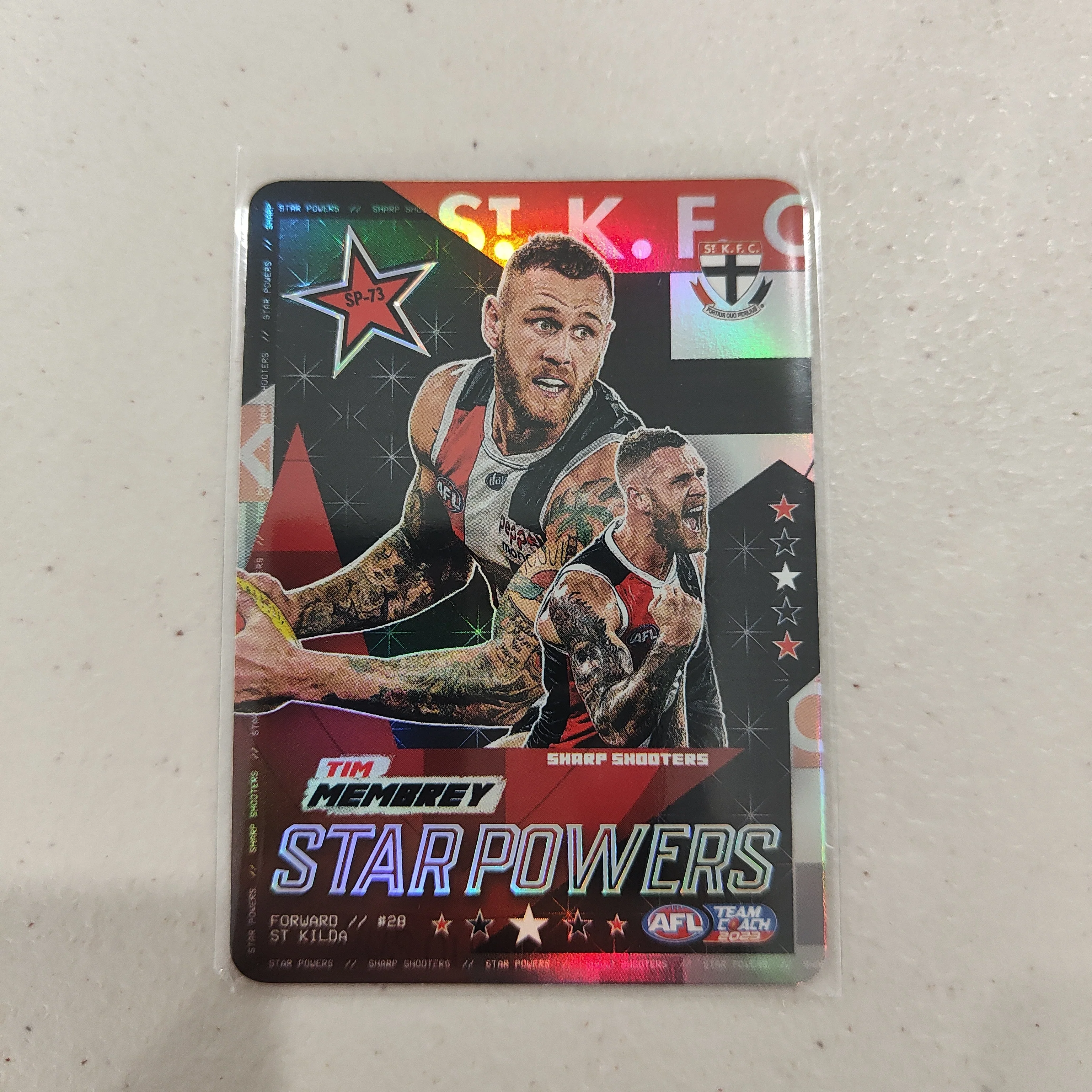 2023 Teamcoach Star Powers Tim Membrey St Kilda SP-73
