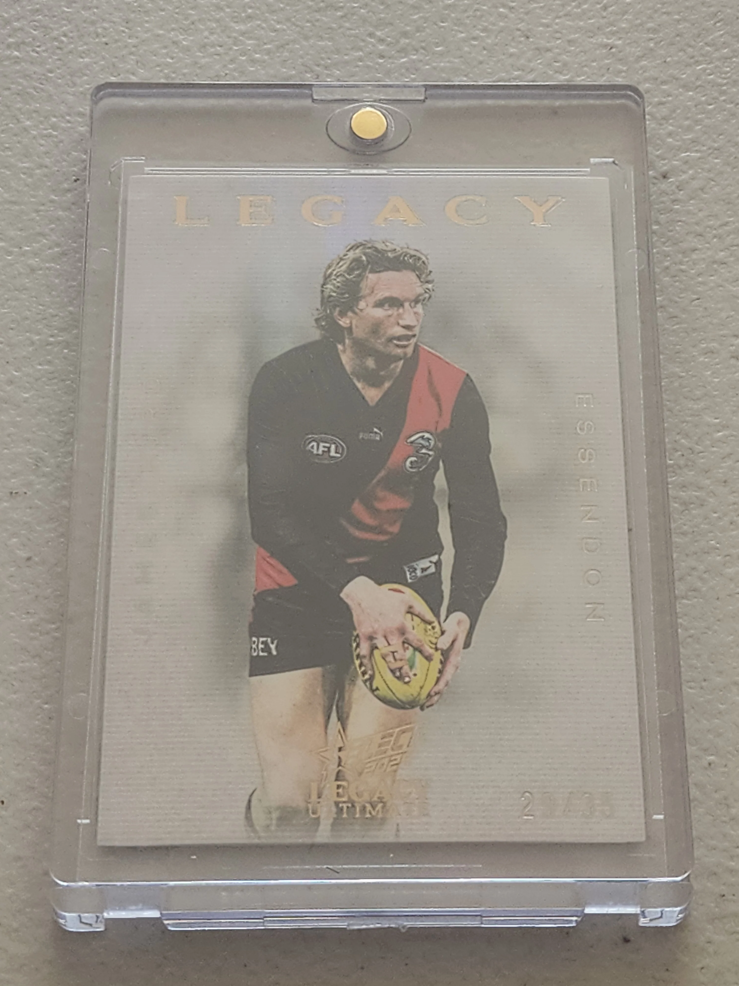 2024 AFL Select Legacy Ultimate James Hird Essendon L34 29/35