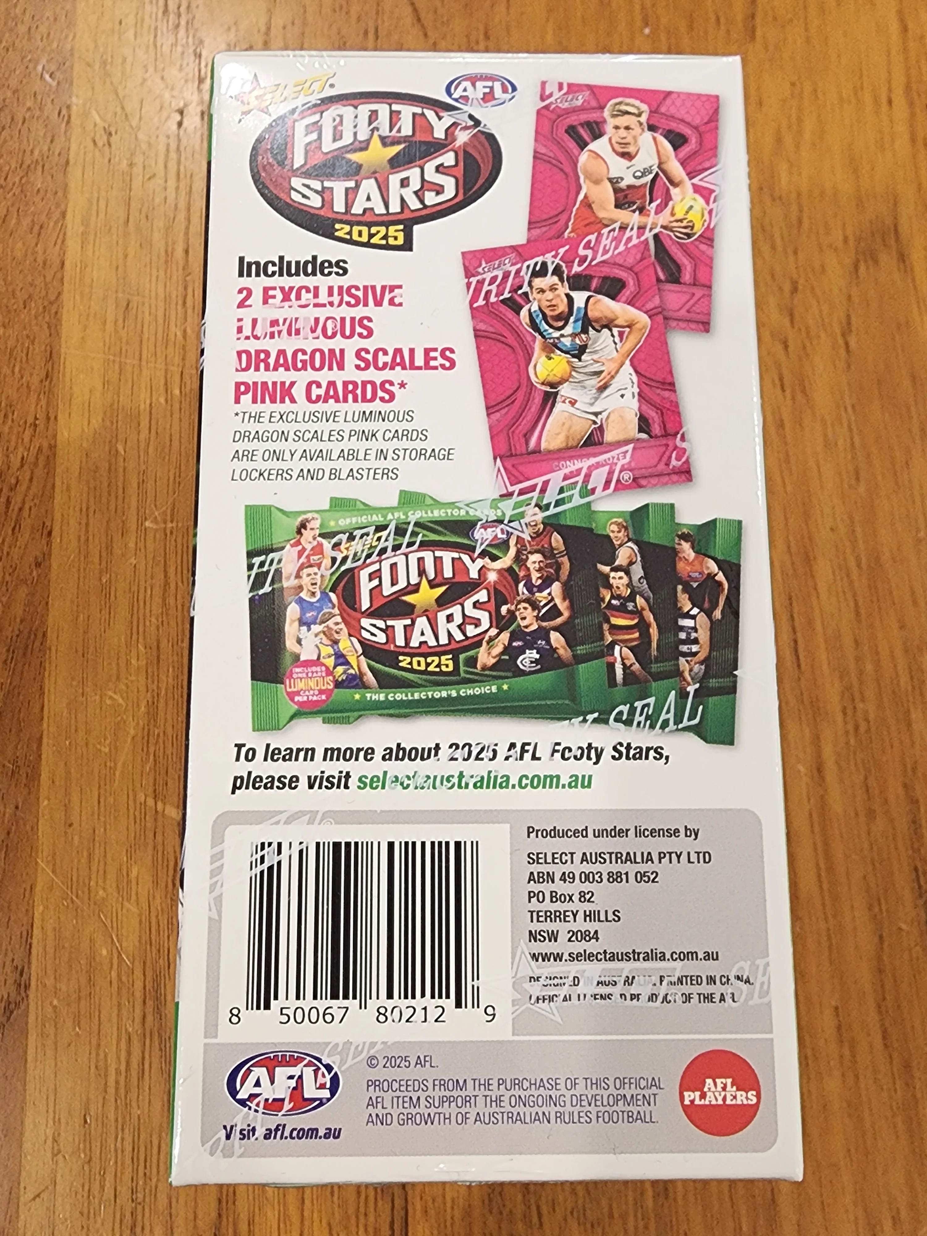2025 AFL Select Footy Stars Blaster Box Sealed New - Image 2