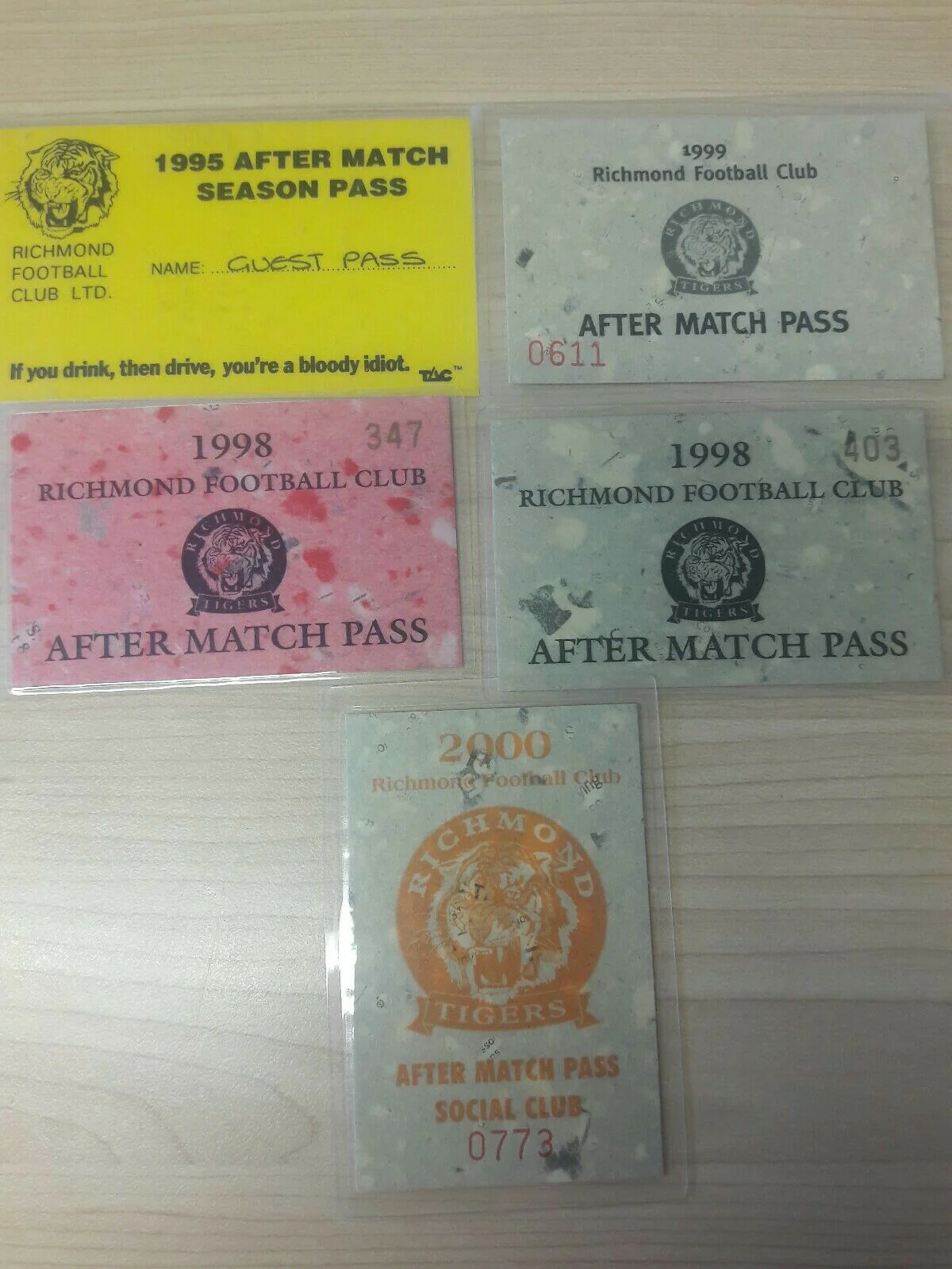 90s-2000s Afl after Match Passes season