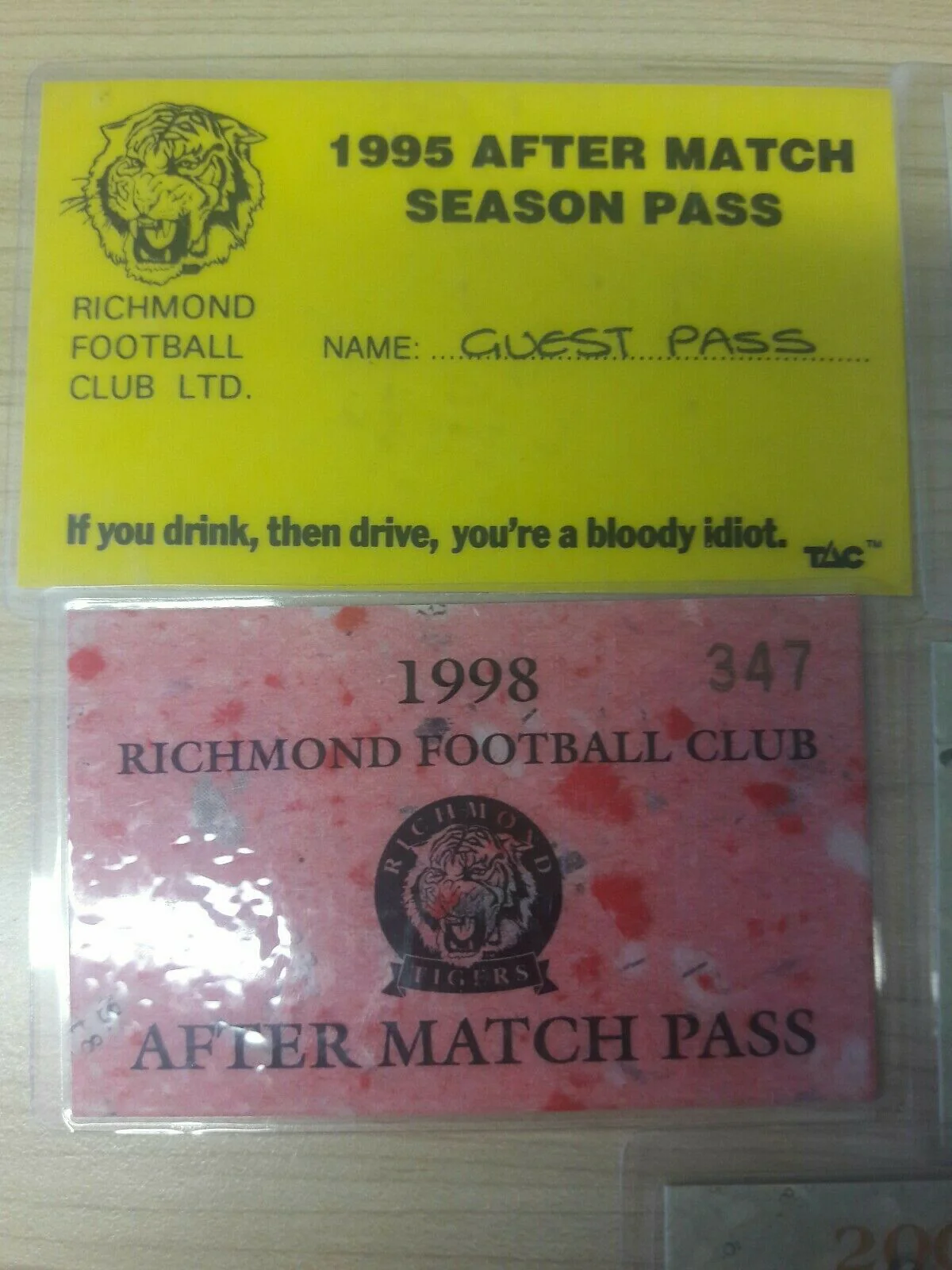 90s-2000s Afl after Match Passes season - Image 2