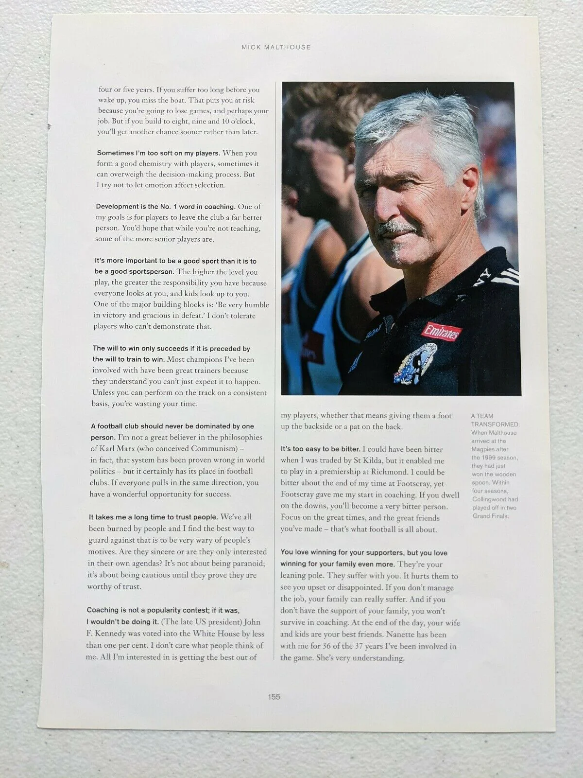 AFL Hand Signed Picture Andrew McLeod Adelaide - Image 3