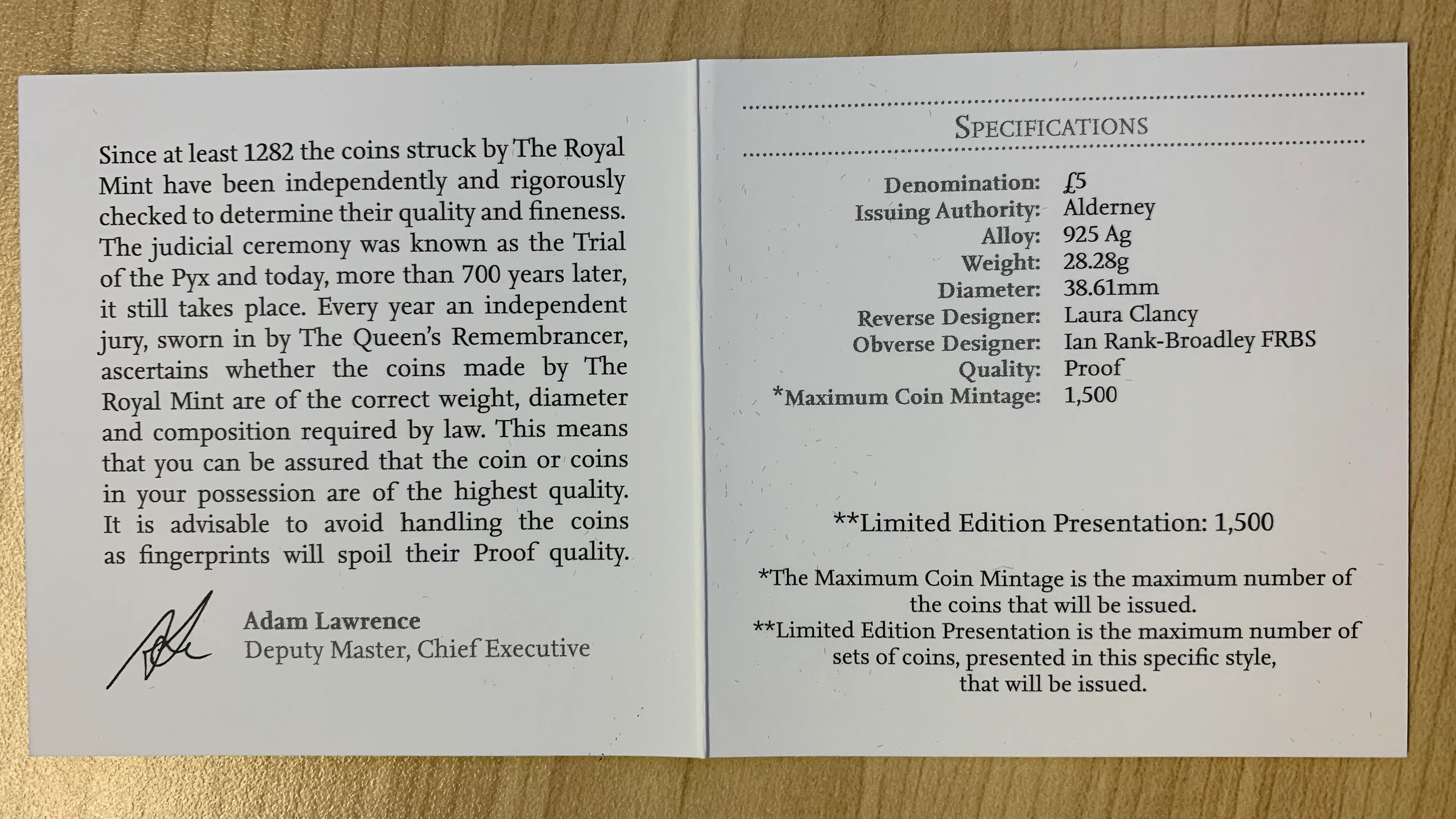 Alderney Great Britain 2015 Salvation Army 150 Years of Hope 5 Pounds Silver Proof Coin - Image 3