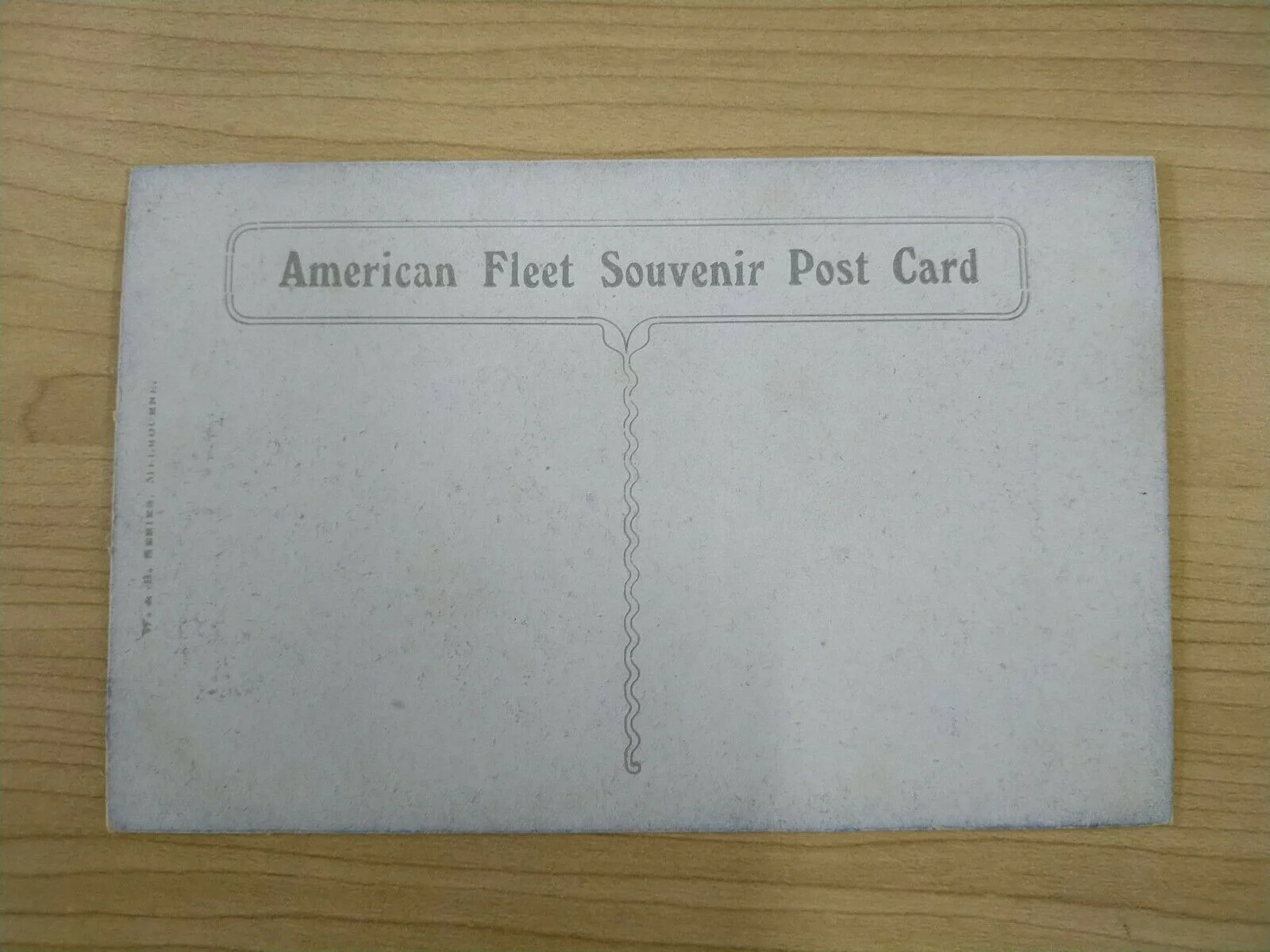 American Vintage USS Georgia American Fleet Souvenir Postcard - Image 2