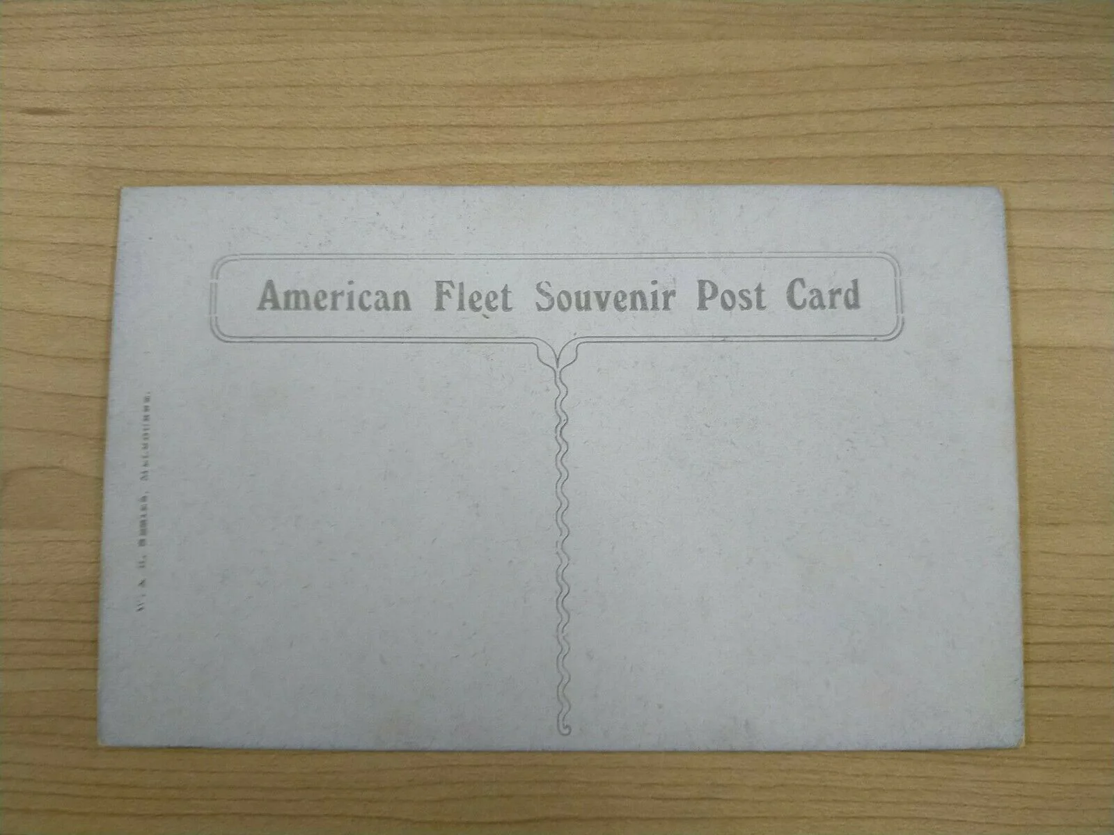 American Vintage USS Louisiana American Fleet Souvenir Postcard - Image 2