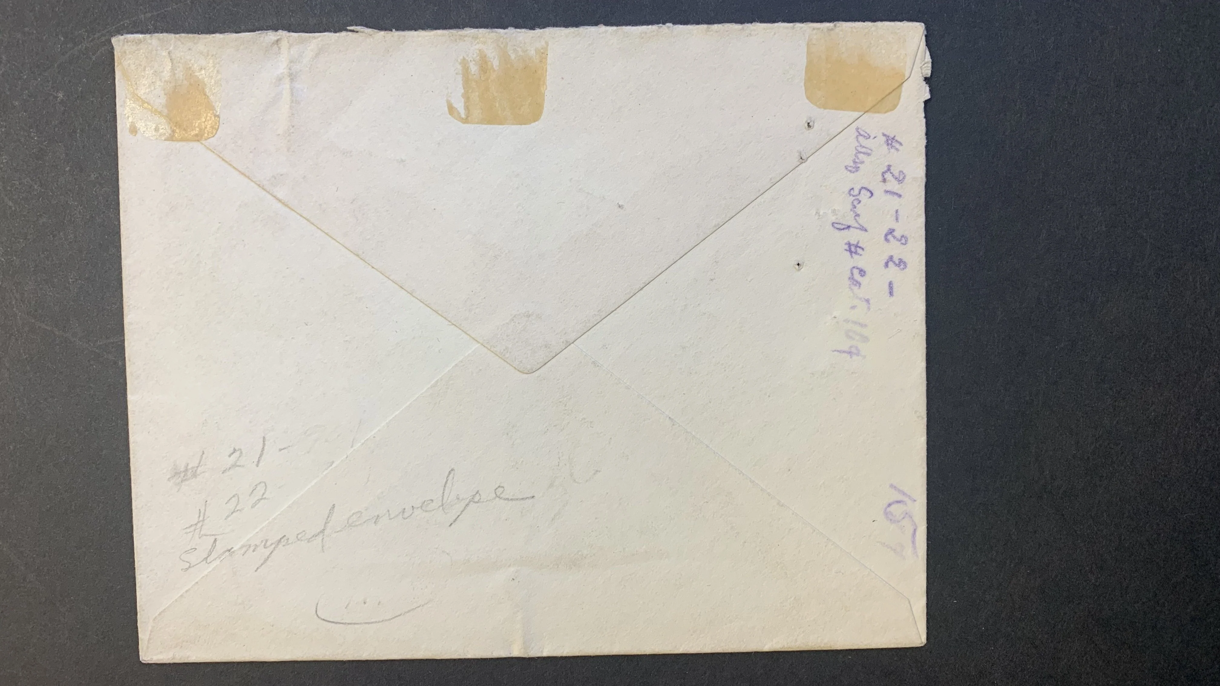 Antigua One Penny 1d Red Coat of Arms Envelope used St. John's to USA 3/8/1907 - Image 2