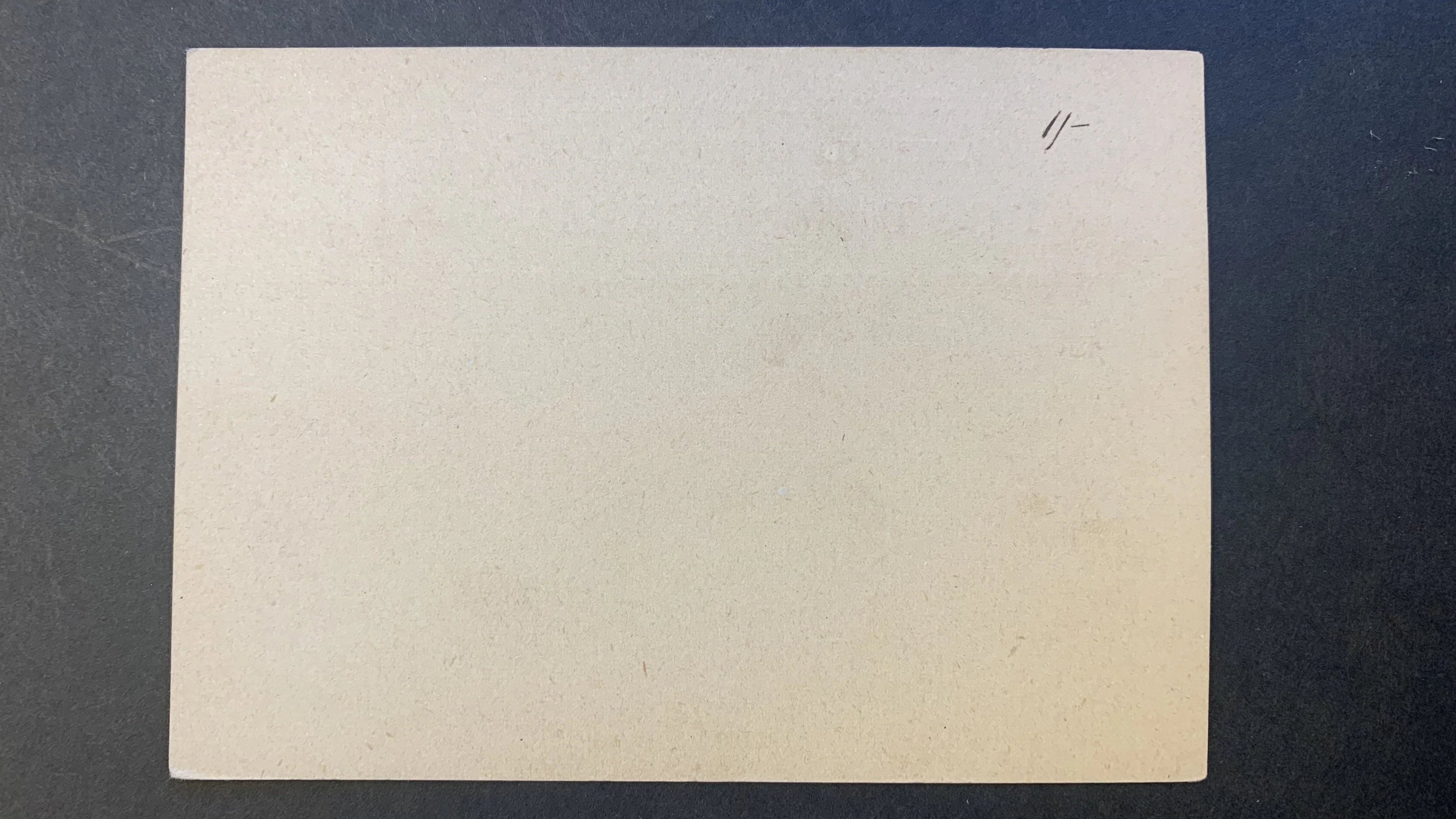 Antigua Penny Halfpenny Brown Queen Victoria Post Card Mint - Image 2