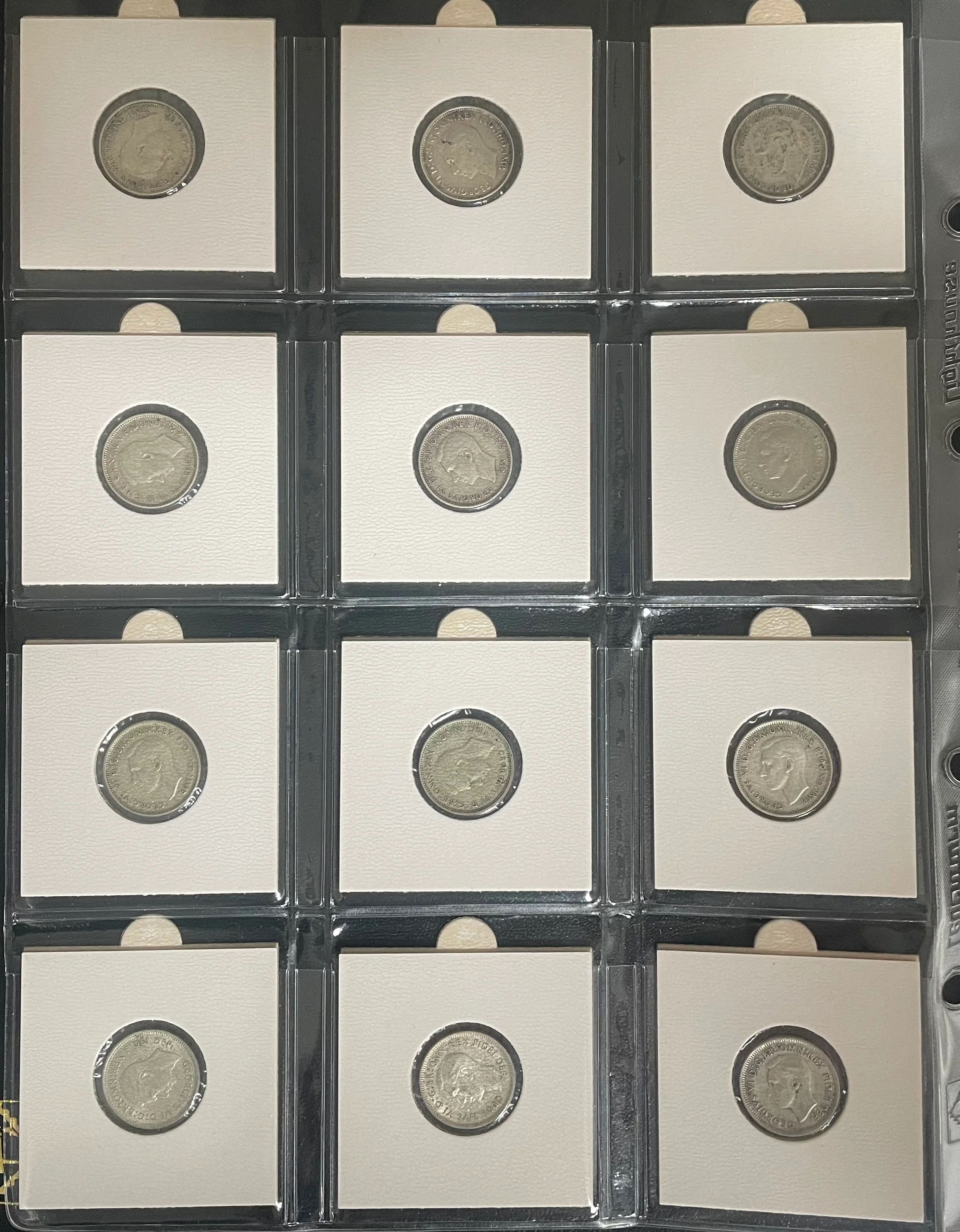 Australia 1910-64 Six Pence 6d Complete collection. Silver - Image 7